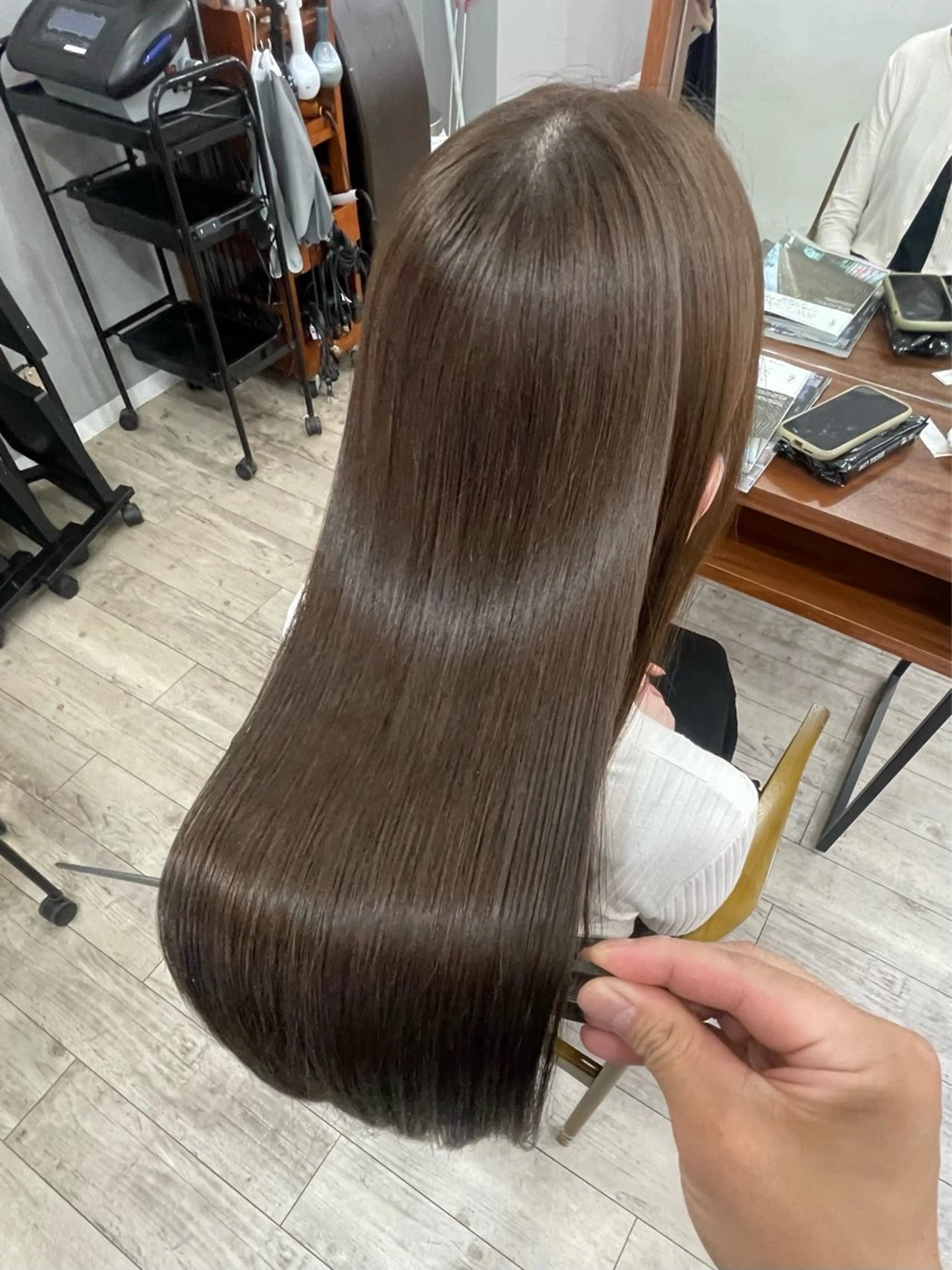 ロング Lucca Lance経堂店【ルッカランス】所属・美髪矯正/髪質改善/ 福崎航平のヘアスタイル