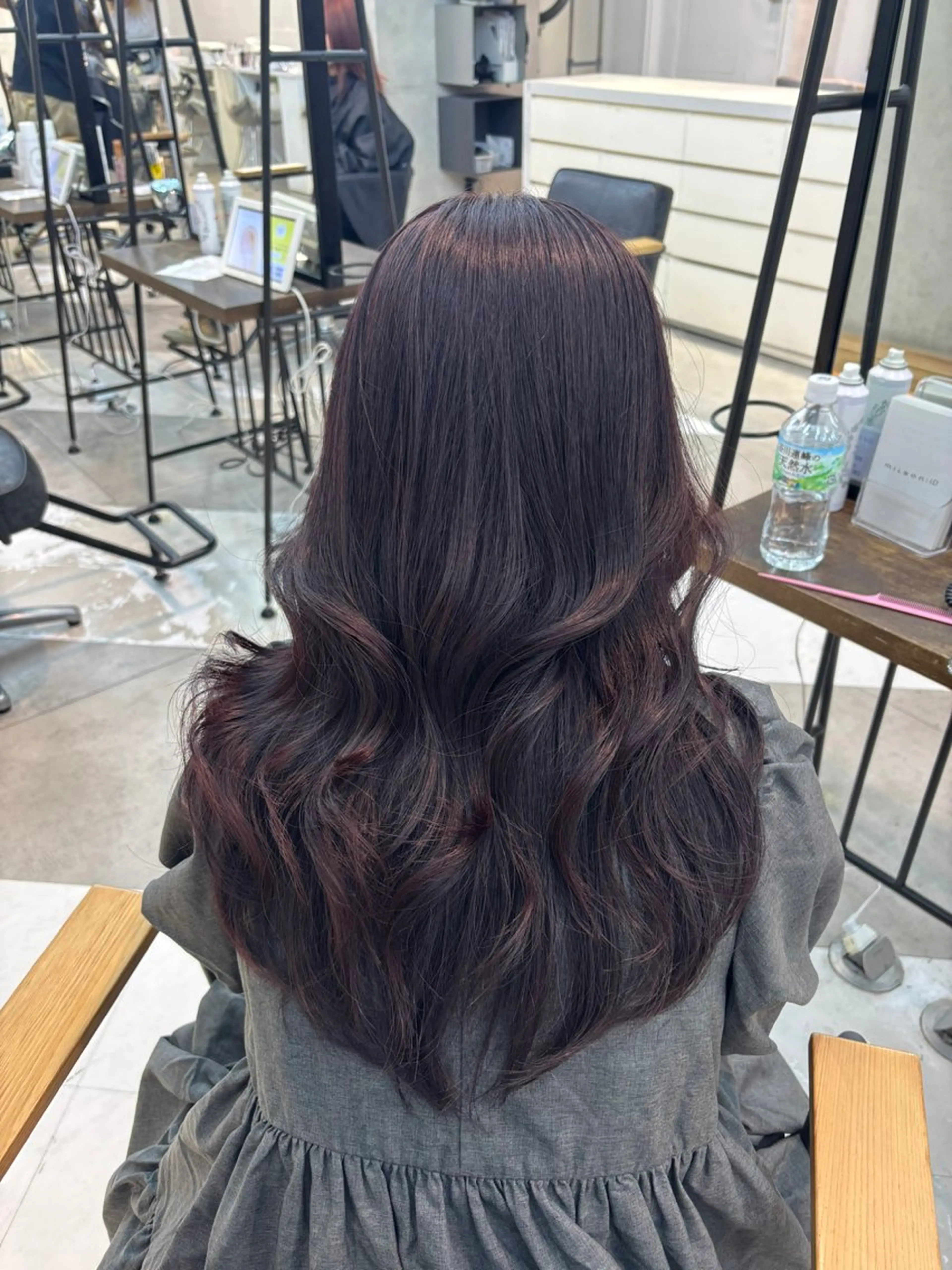 ロング カラー ヘアカラー ガーリーネイル hiroka🩰🎀のネイルデザイン