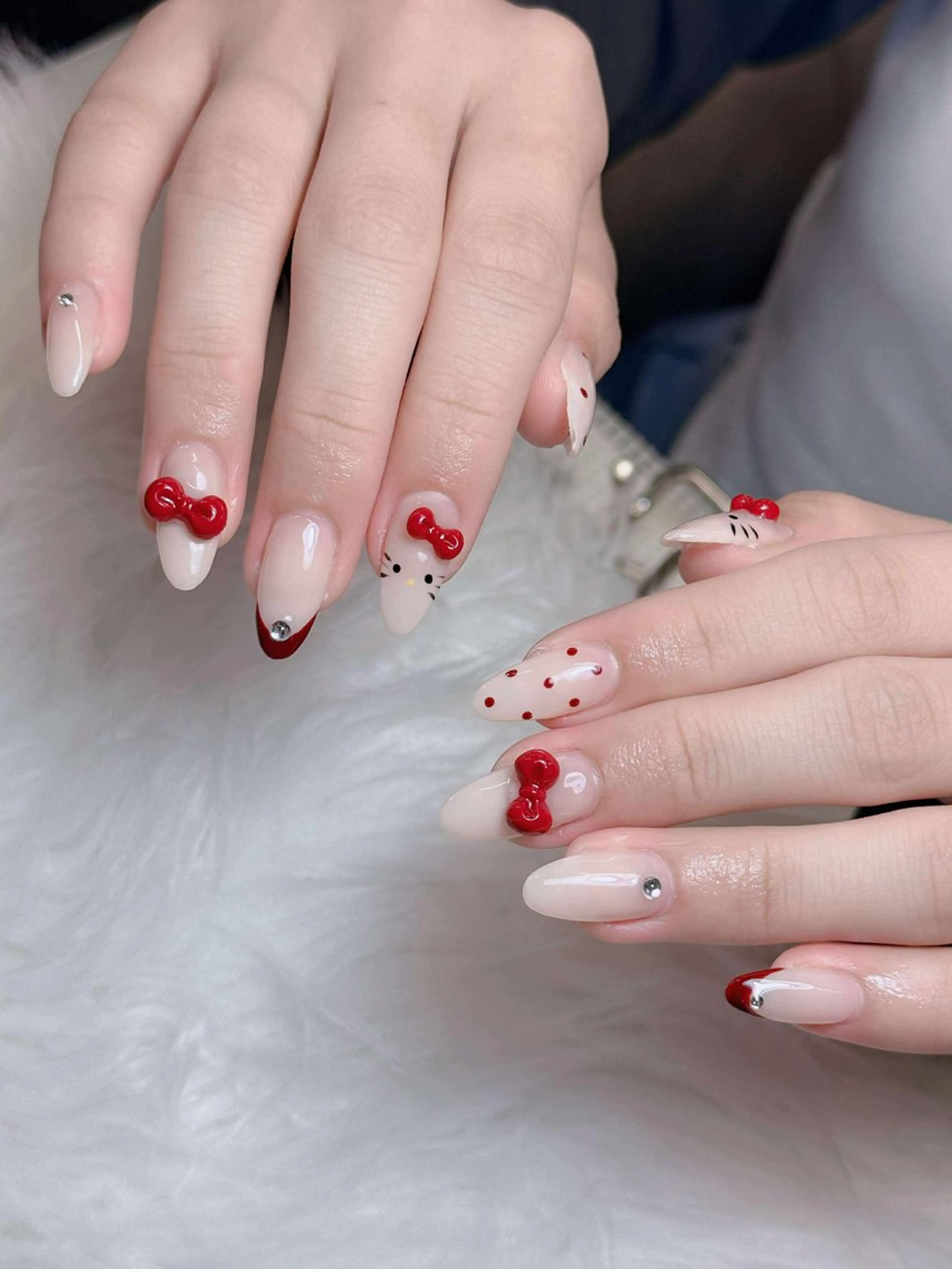 ネイル オーロラネイル チークネイル フットネイル フレンチネイル ハロウィン ハンドネイル Lumi Nail 新大久保3‘のネイルデザイン