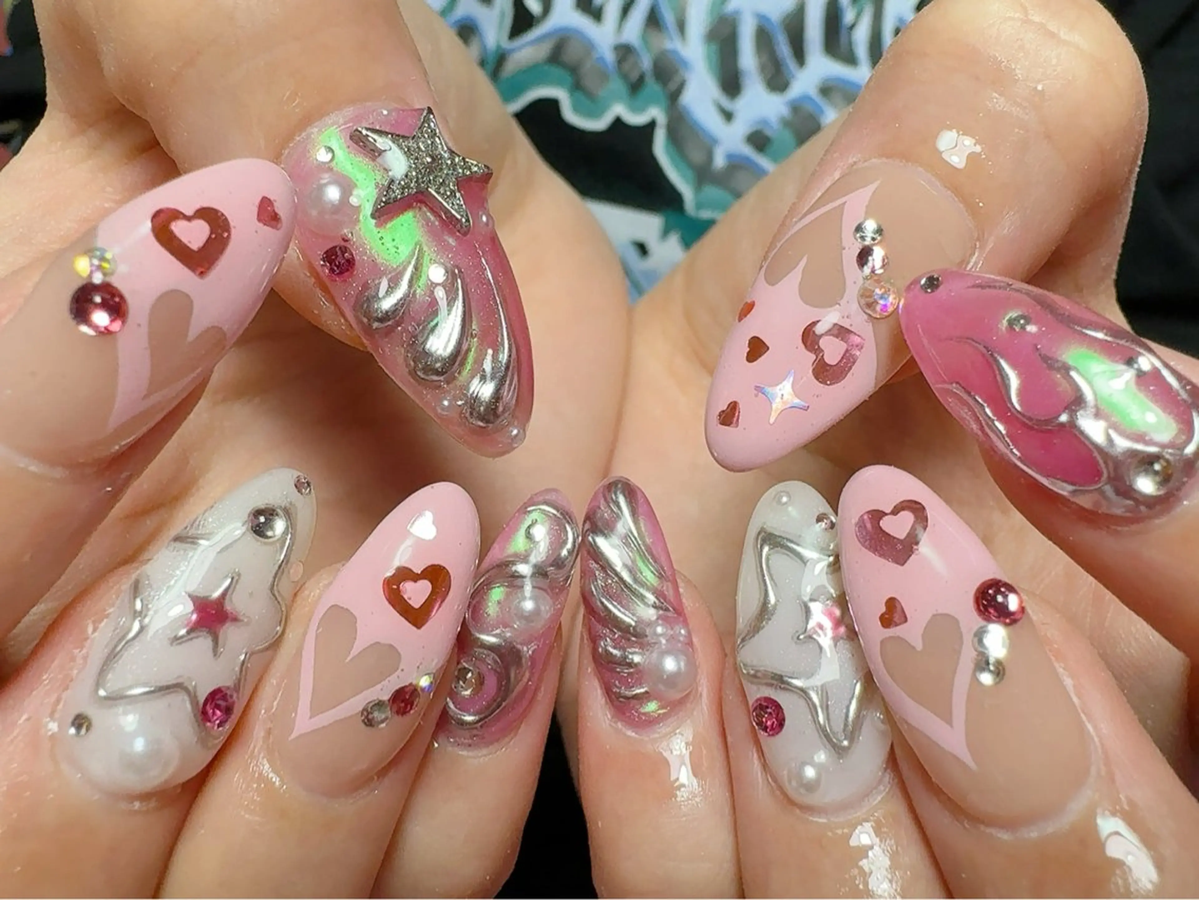 ネイル ハンドネイル Nail Atelier IamI所属・アイアムアイ 大村磨衣のネイルデザイン