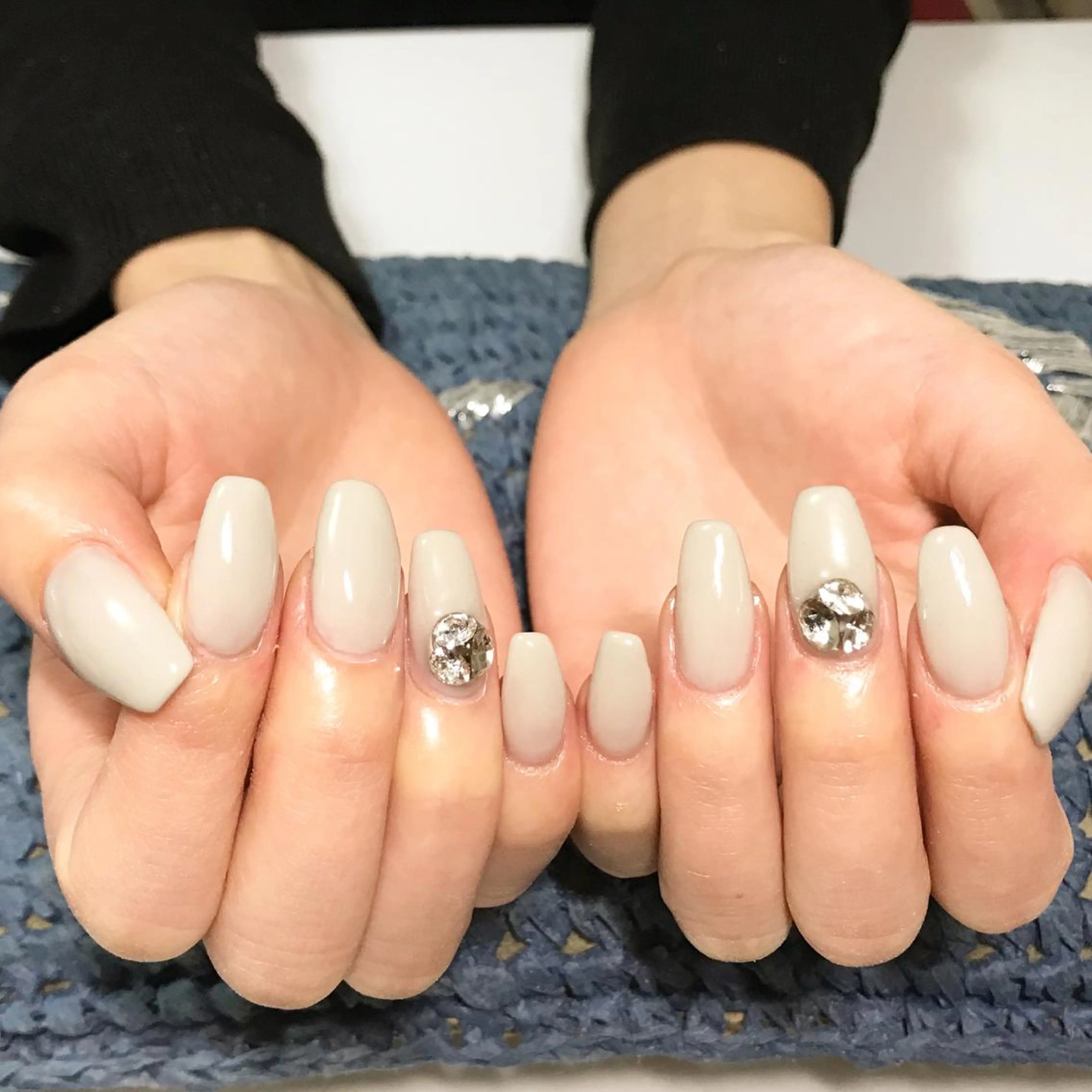 ネイル フットネイル ワンカラーネイル シンプルネイル 春ネイル スクエアネイル ネイル フフラ所属・nail fufla ♡yamane♡のネイルデザイン