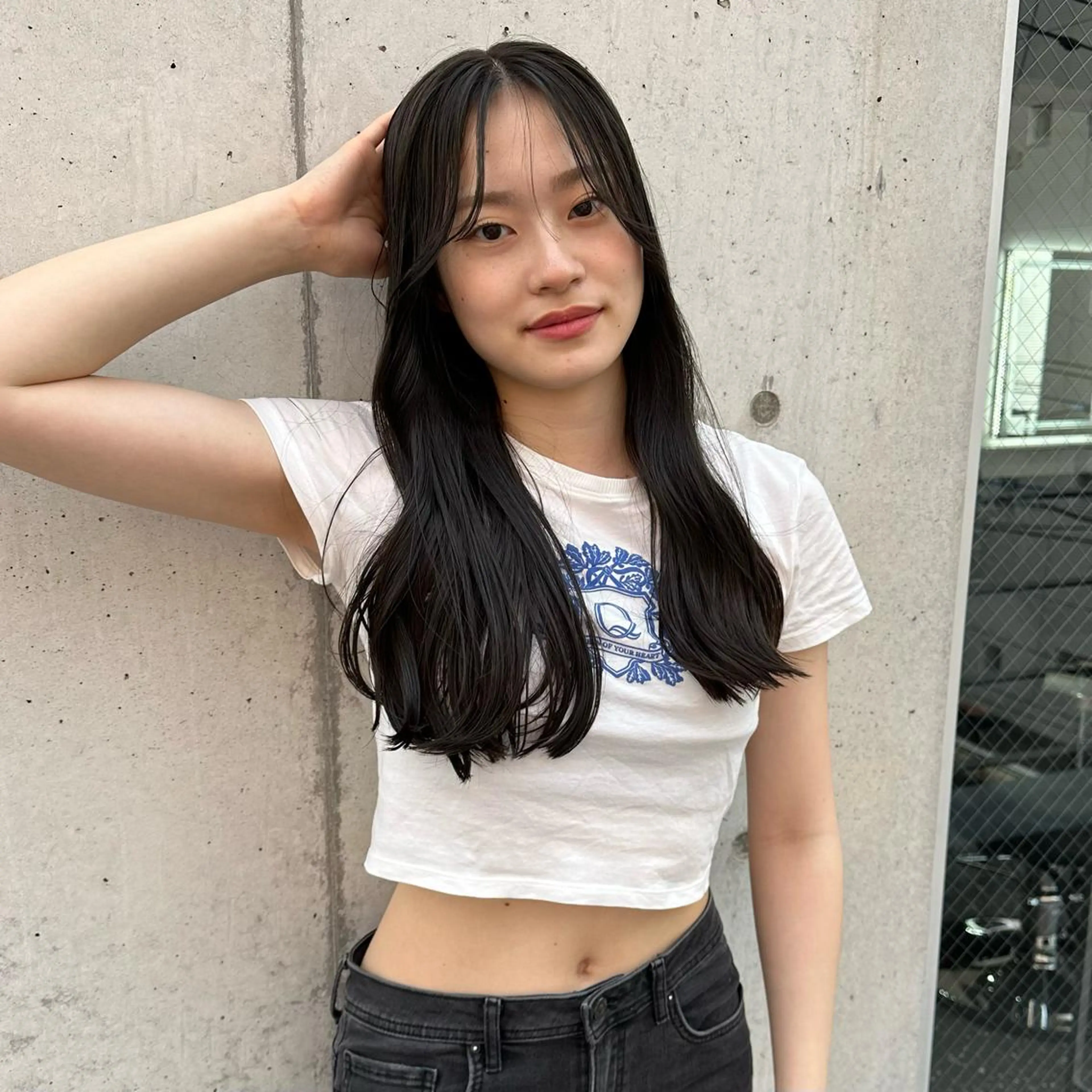 ロング カラー 韓国レイヤーカット要 暗透カラー📓吉祥寺のヘアスタイル