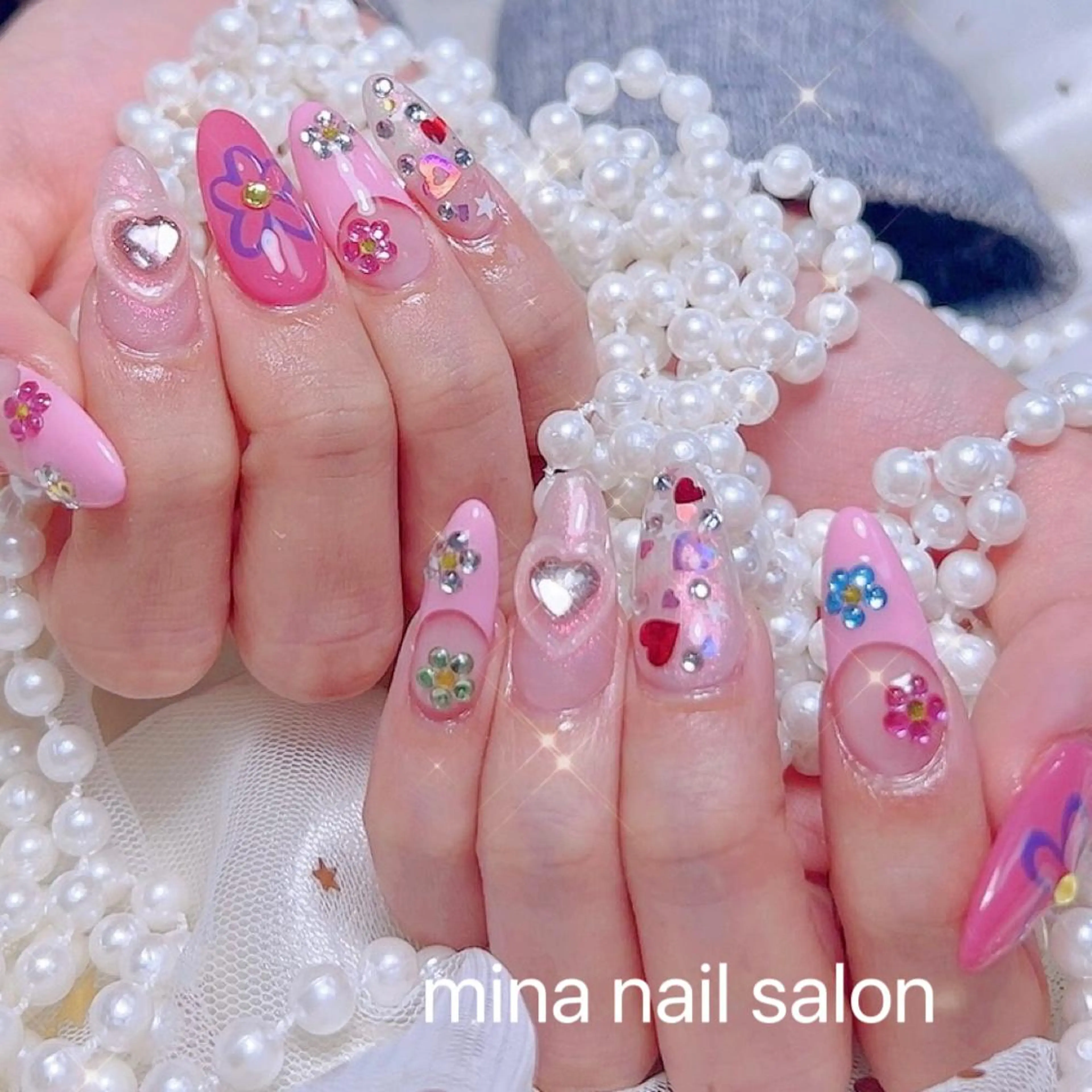 ネイル 美奈🎀 ミナ🎀のネイルデザイン