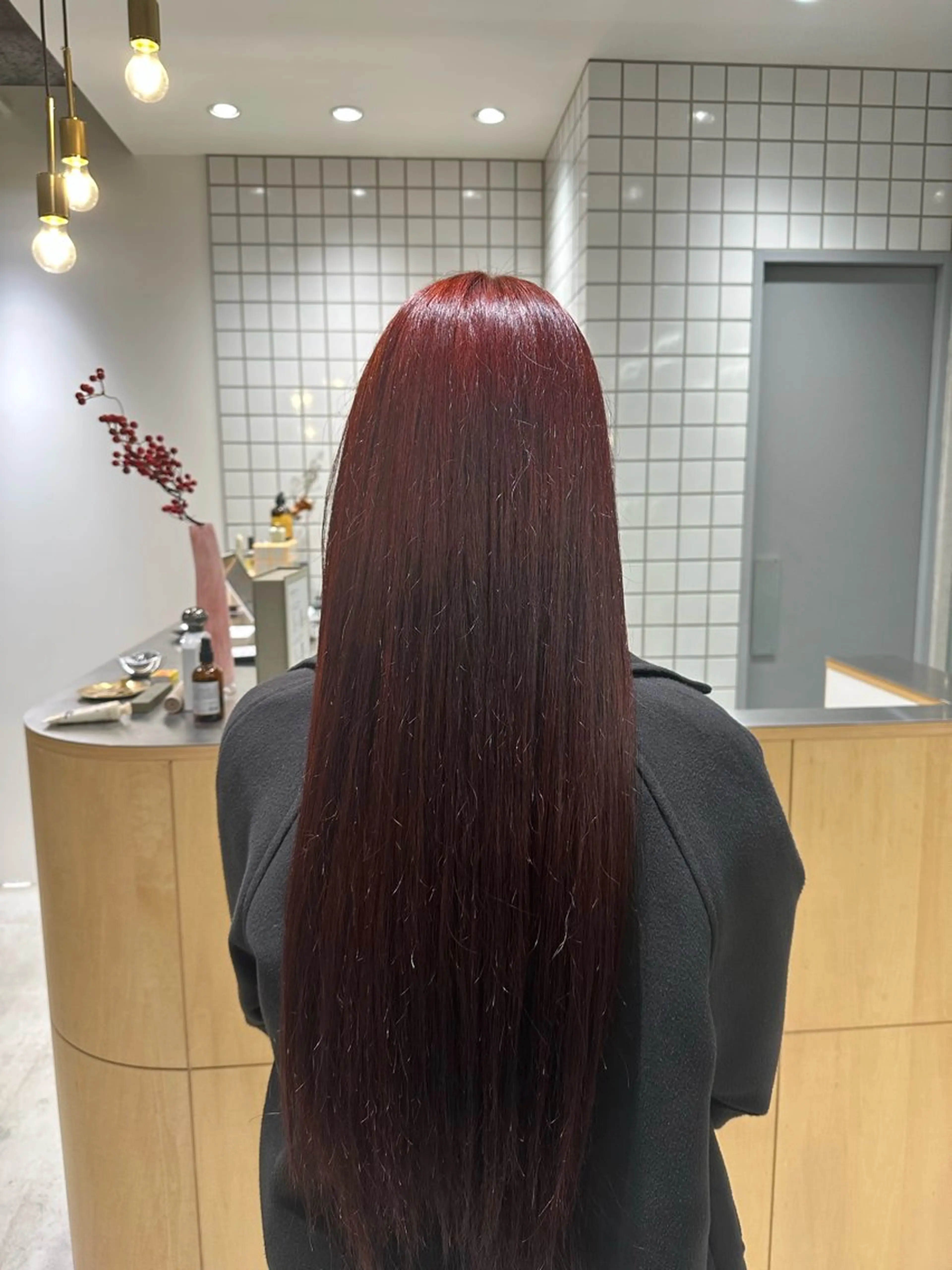 ロング ヘアカラー 🍇透明感カラー/ カットひかる🍒のヘアスタイル