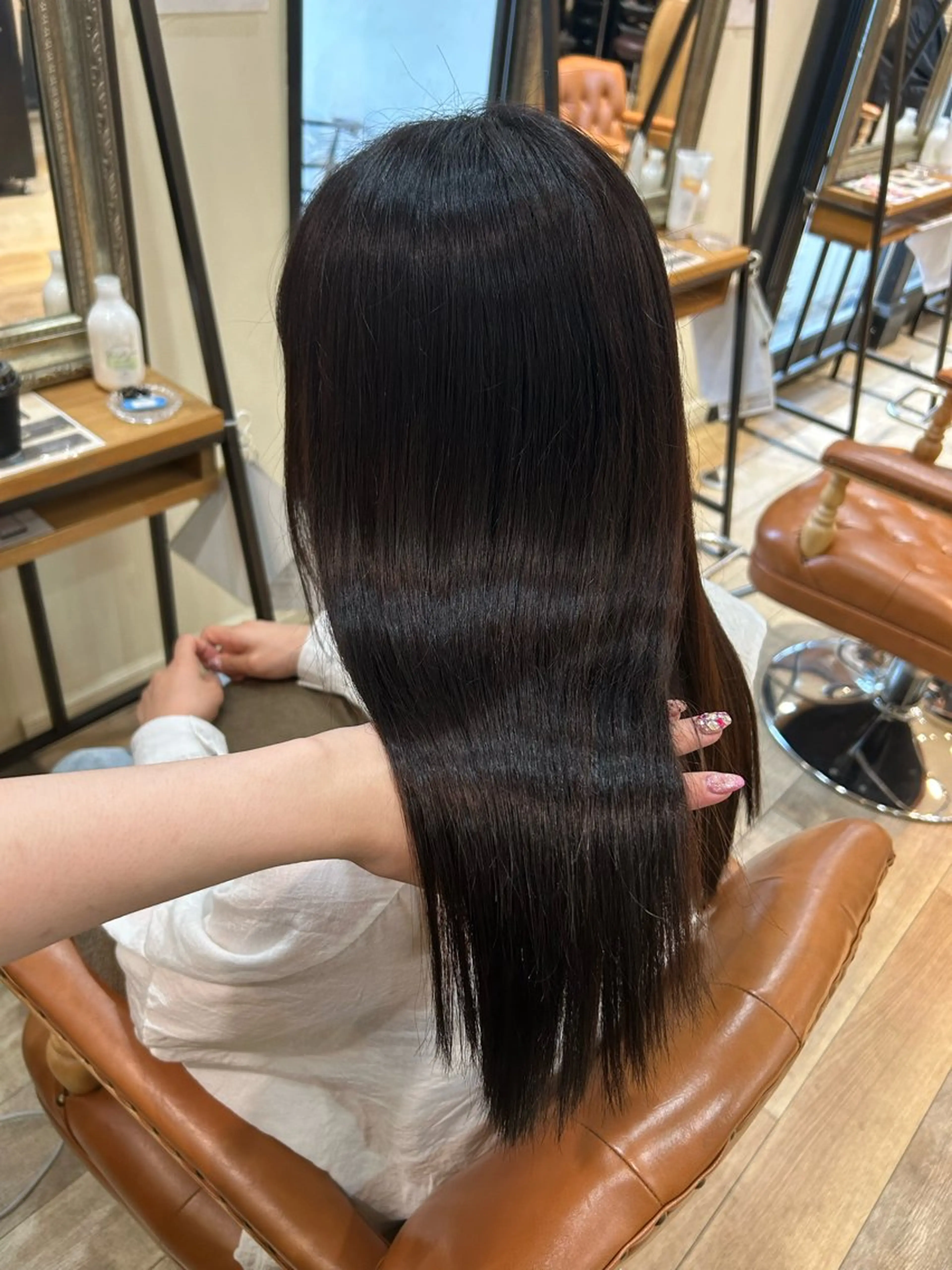 ロング カラー ヘアカラー 松尾 遥花のヘアスタイル