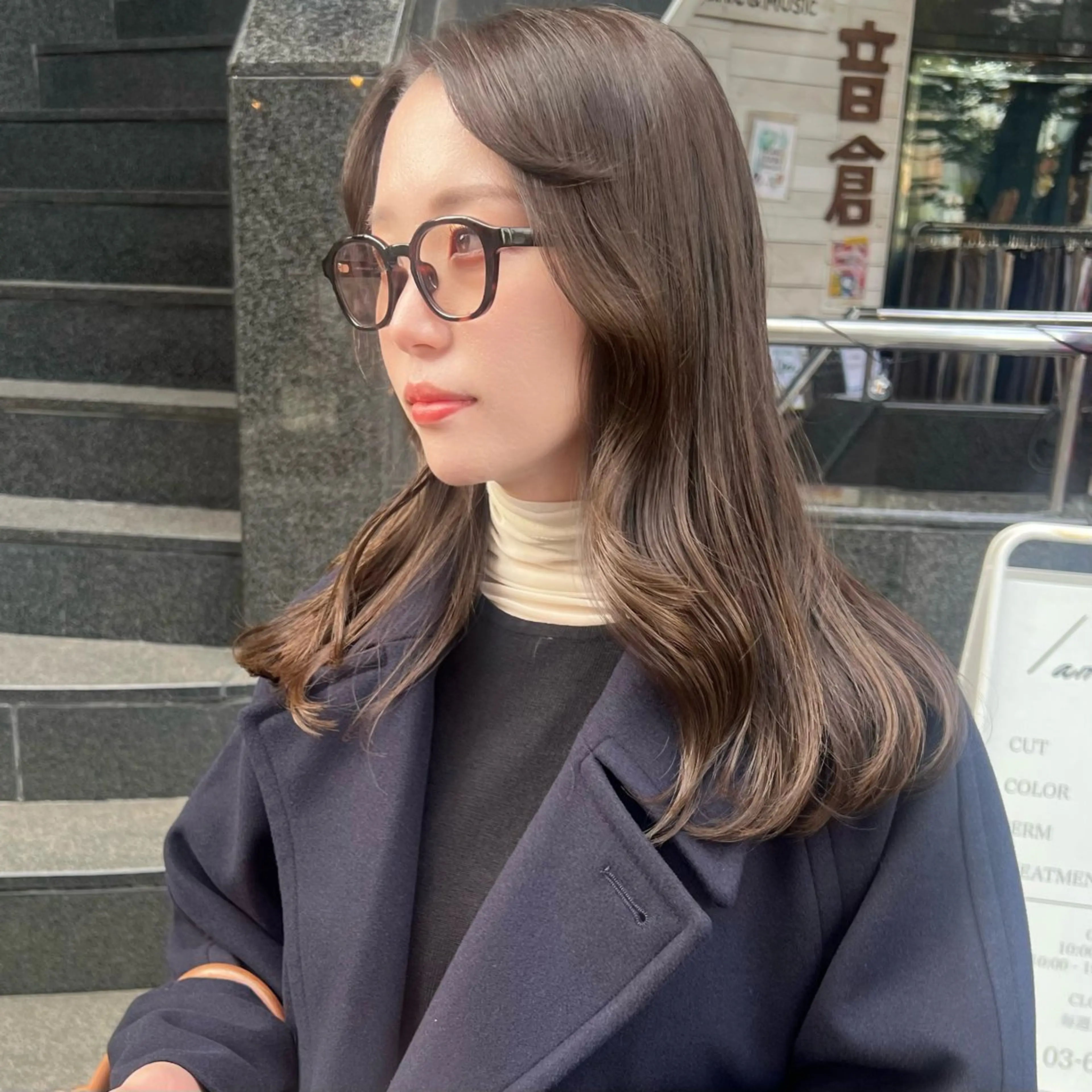 ロング ヘアカラー トリートメント AI TOKYO　S所属・mizuki 【韓国レイヤー】のヘアスタイル