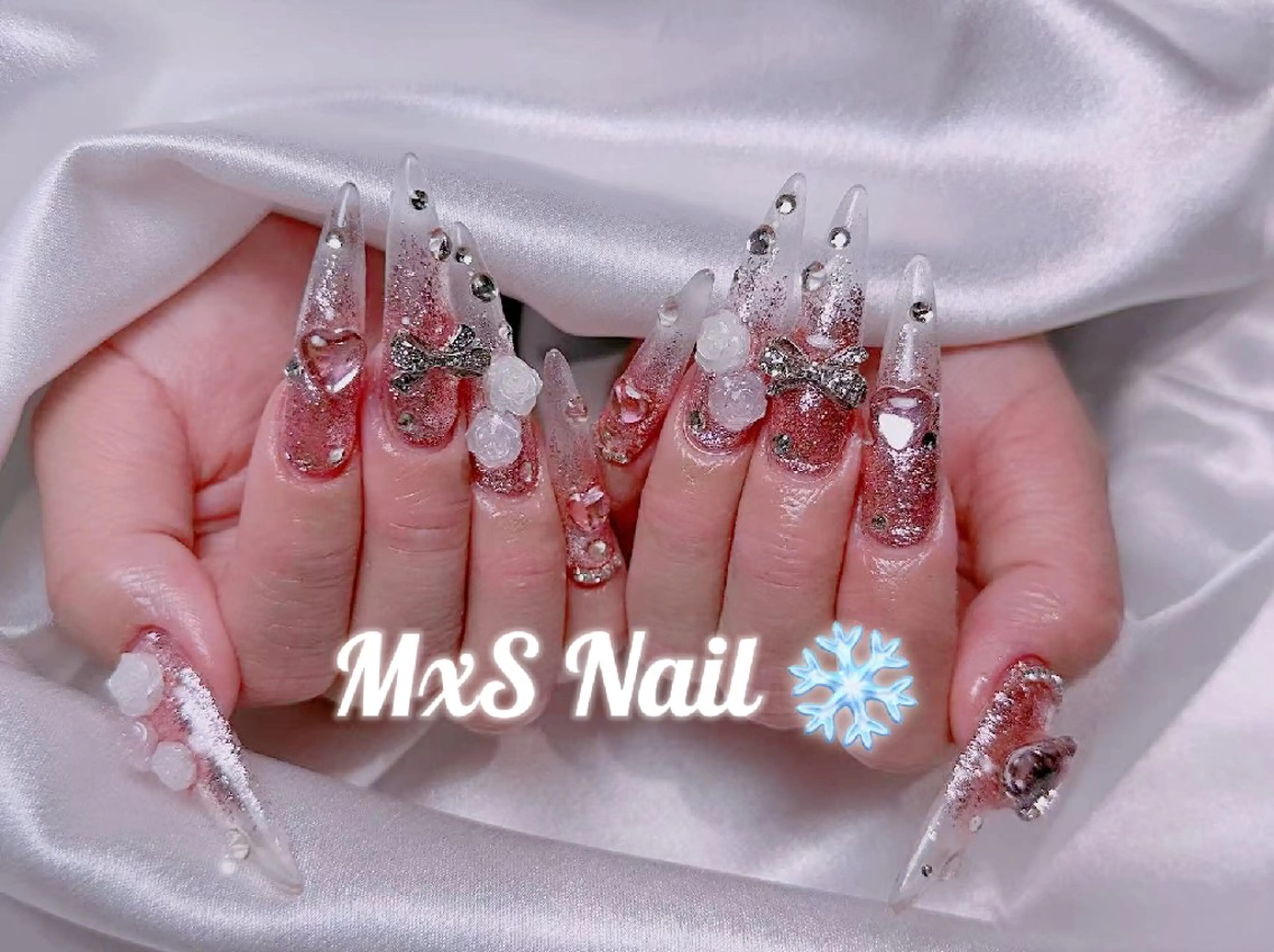 ネイル ハンドネイル MxS Nail 【長さだし/フィルイン/マグネット/ワンホンネイル/韓国ネイル/パラジェル】所属・M×S Nail みなのネイルデザイン