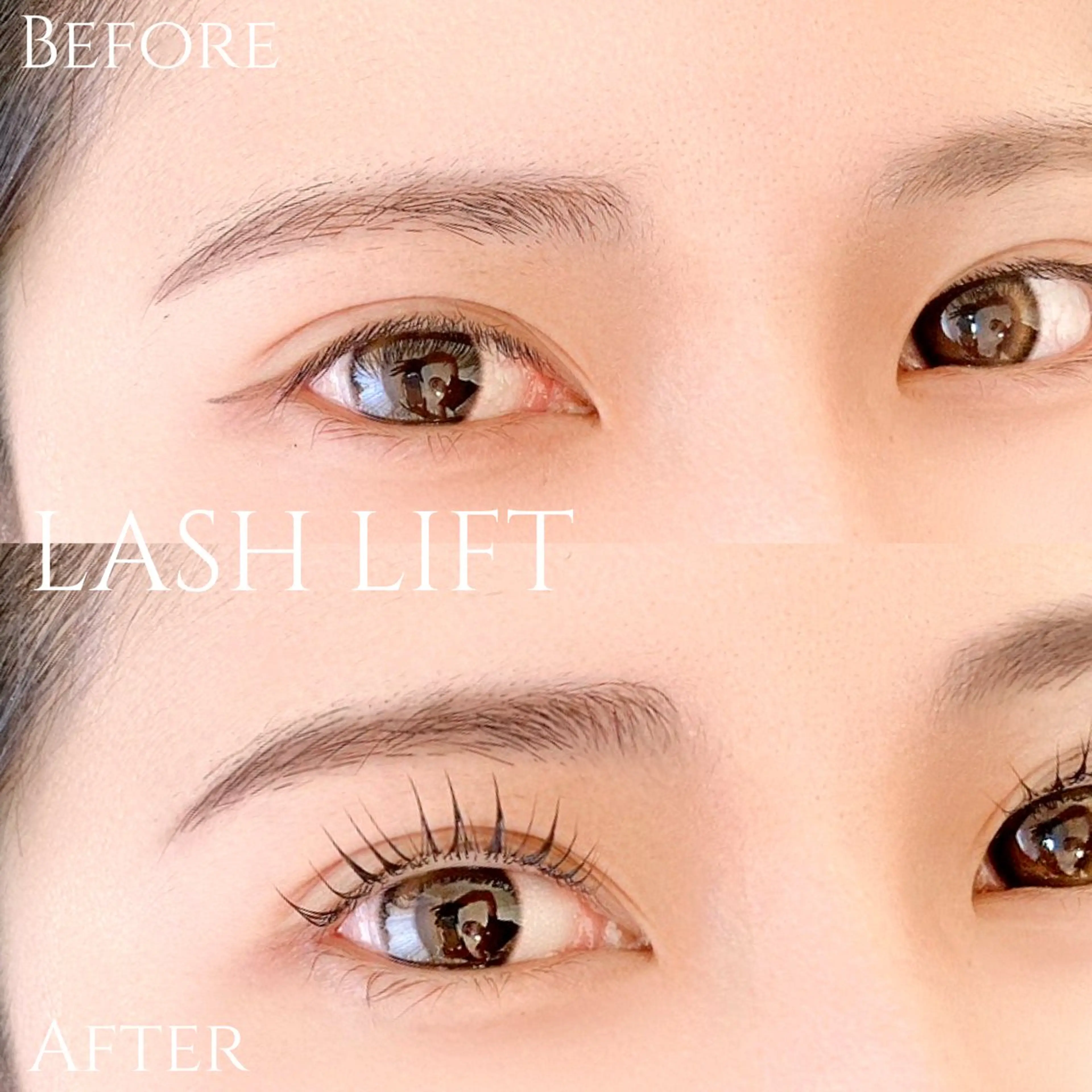 マツエク・マツパ 韓国風マツエク ナチュラル パリジェンヌラッシュリフト まつげパーマ 一重×まつ毛パーマ eyelash&eyebrow Luminous所属・Luminous まつげ&眉毛 専門店のマツエク・マツパデザイン