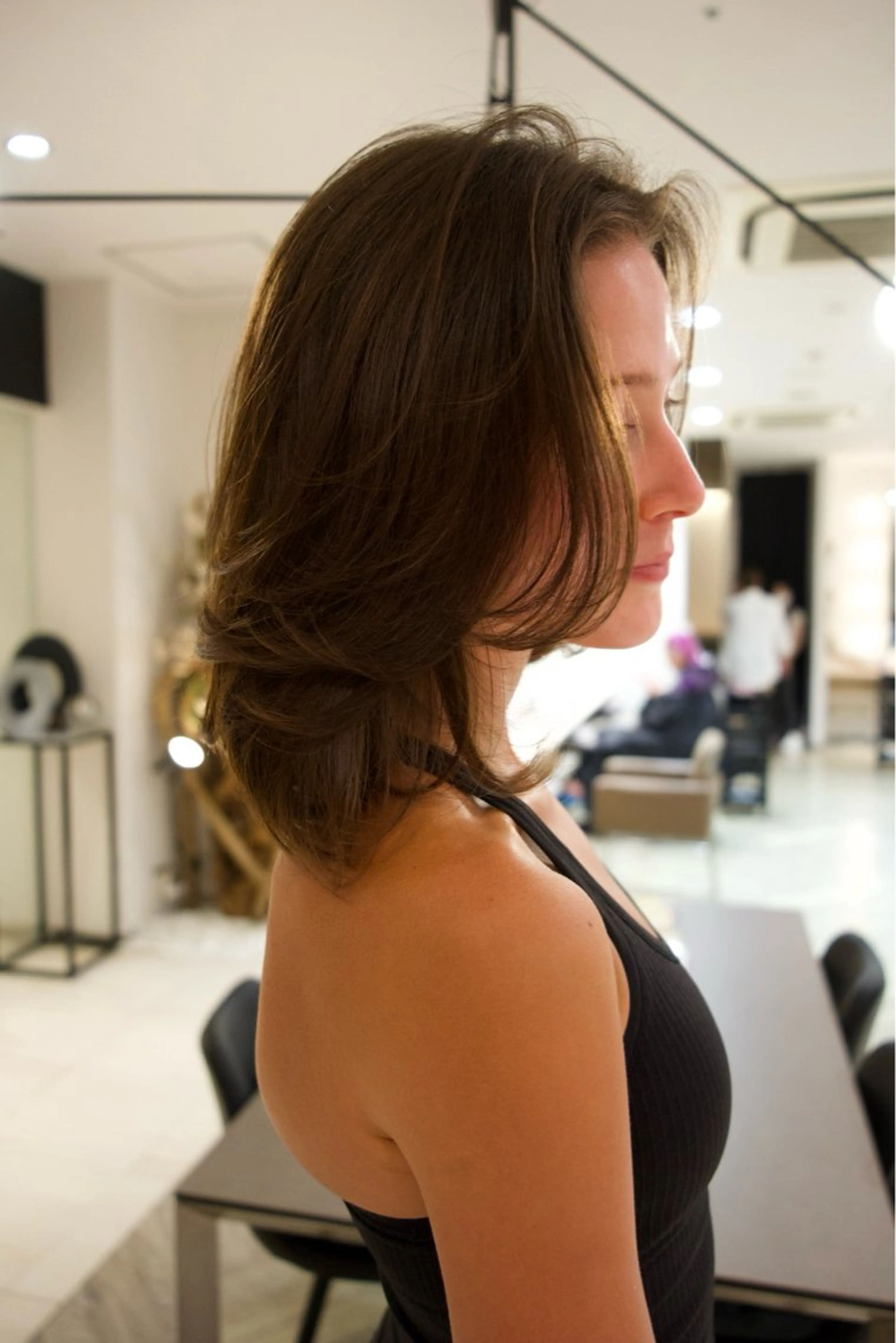 カラー WARREN  TRICOMI NEWYORK所属・リ パのヘアスタイル