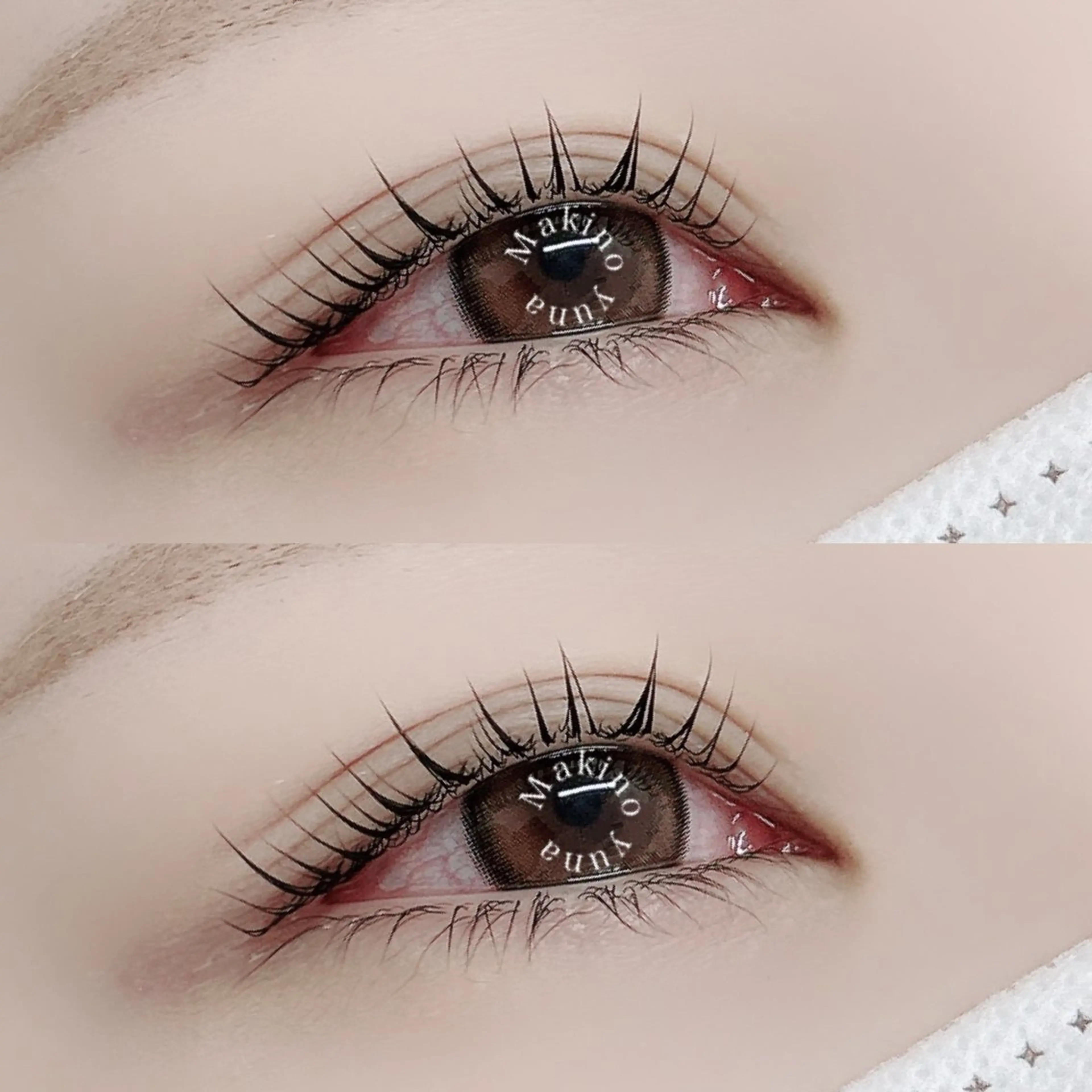 マツエク・マツパ マツパ EYE405河原町店所属・牧野 由奈のマツエク・マツパデザイン