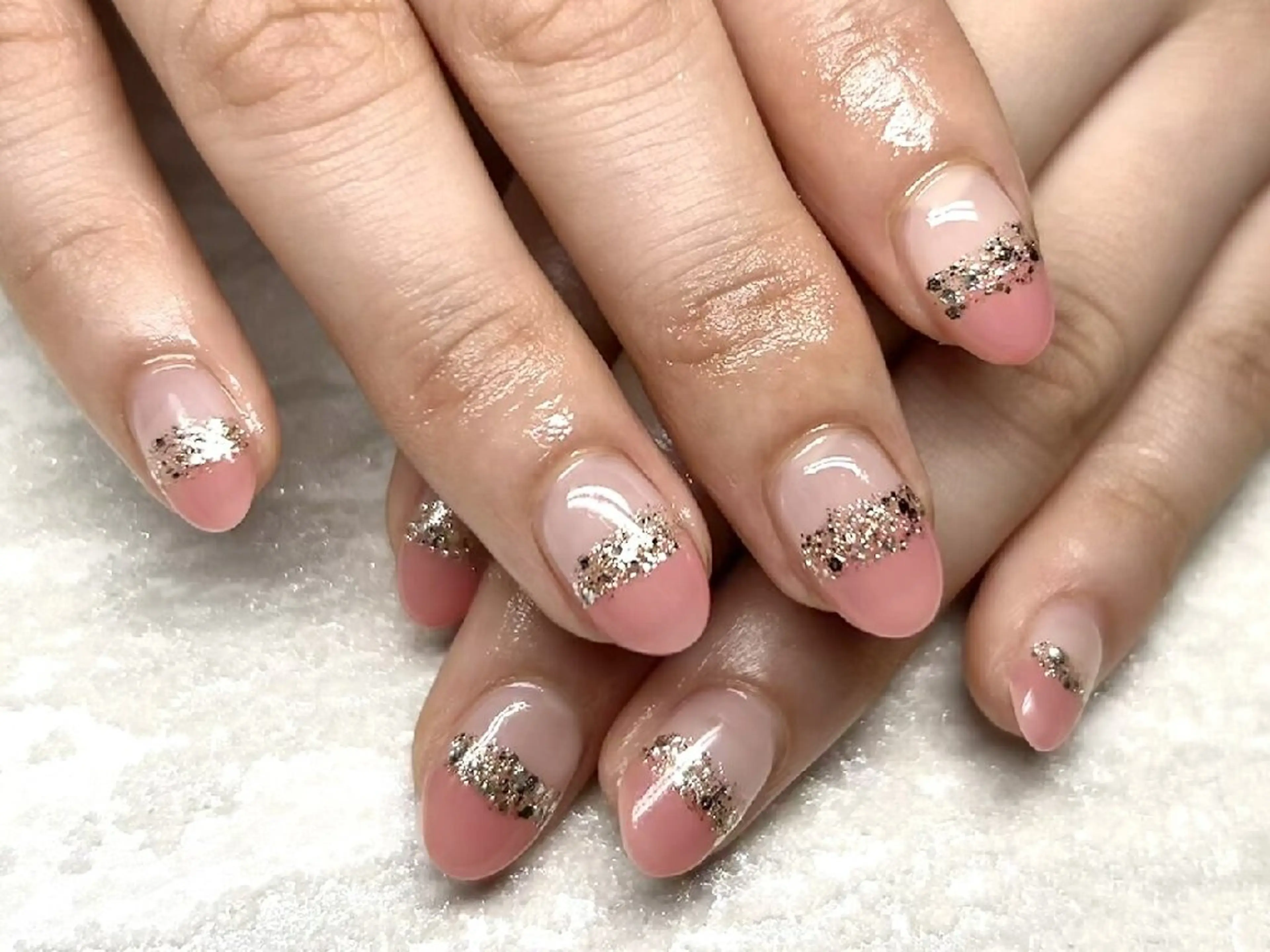 ネイル 韓国ネイル 春ネイル ワンホンネイル ハンドネイル JULIE NAILのネイルデザイン