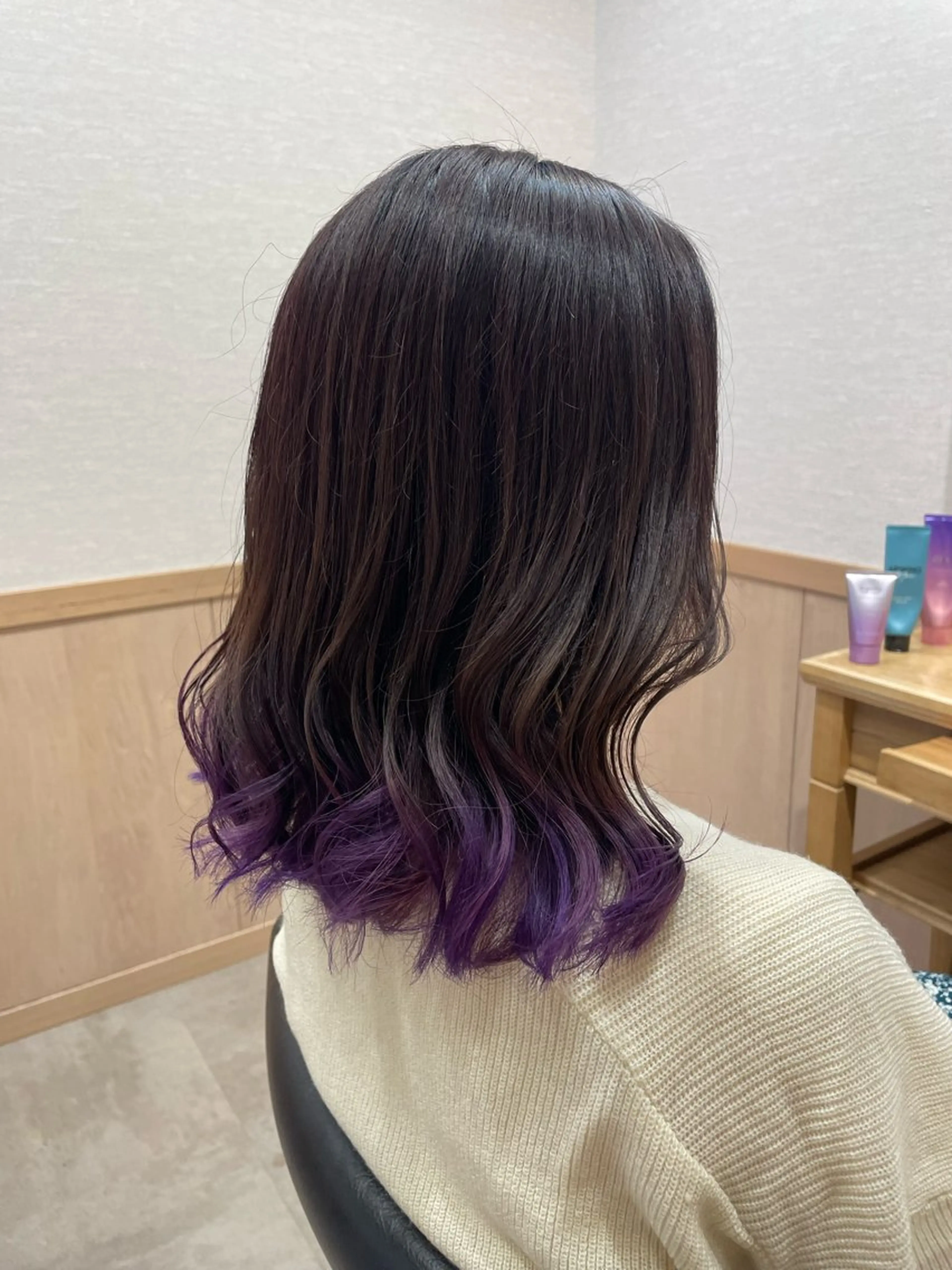 ミディアム カラー カット ヘアカラー GO TODAY SHAiRE  SALON  名古屋店所属・miho 🌼🌼🌼のヘアスタイル
