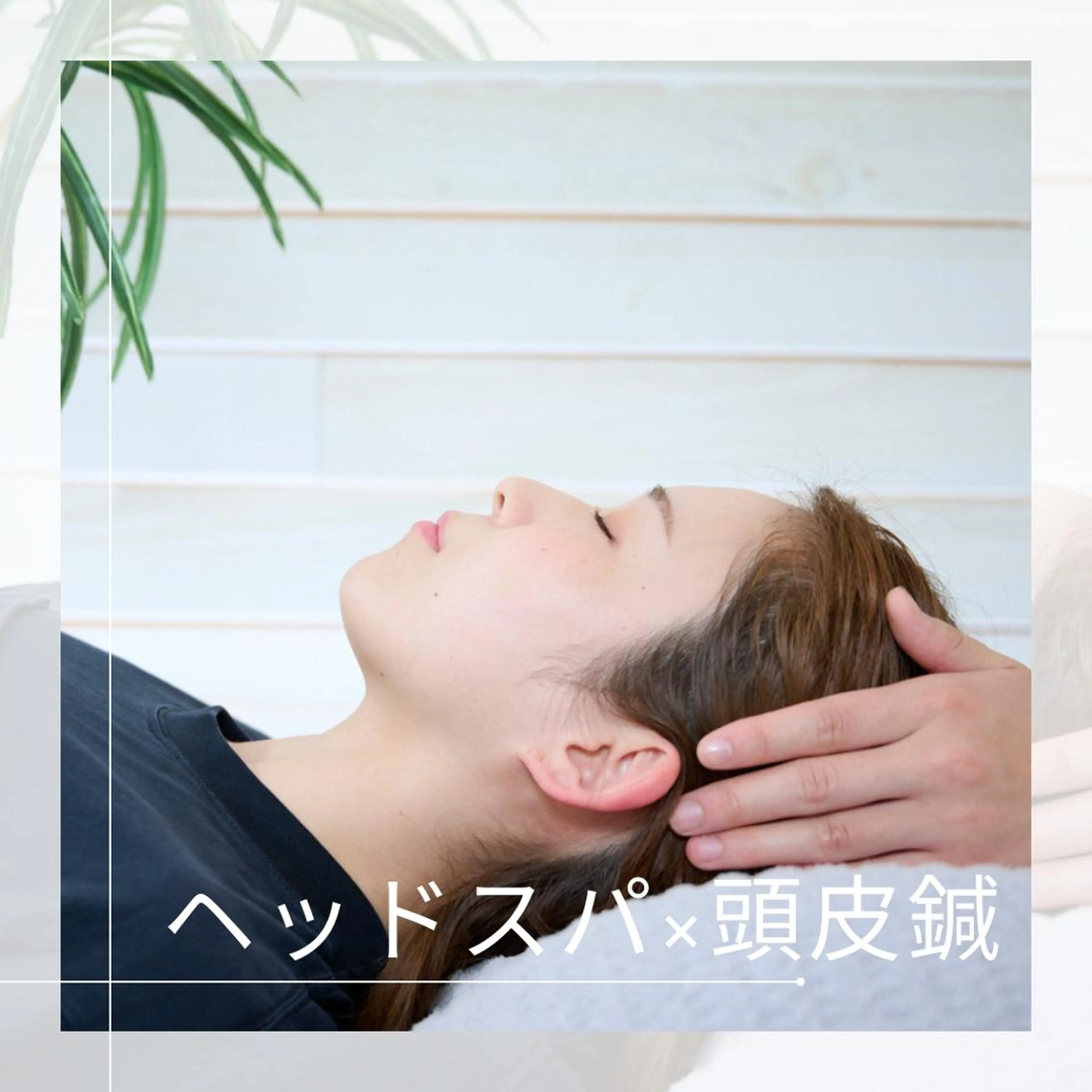 頭皮ケア&眼精疲労ケアにリフレッシュ頭皮鍼コース【頭皮鍼＋ヘッドスパ】50分の写真