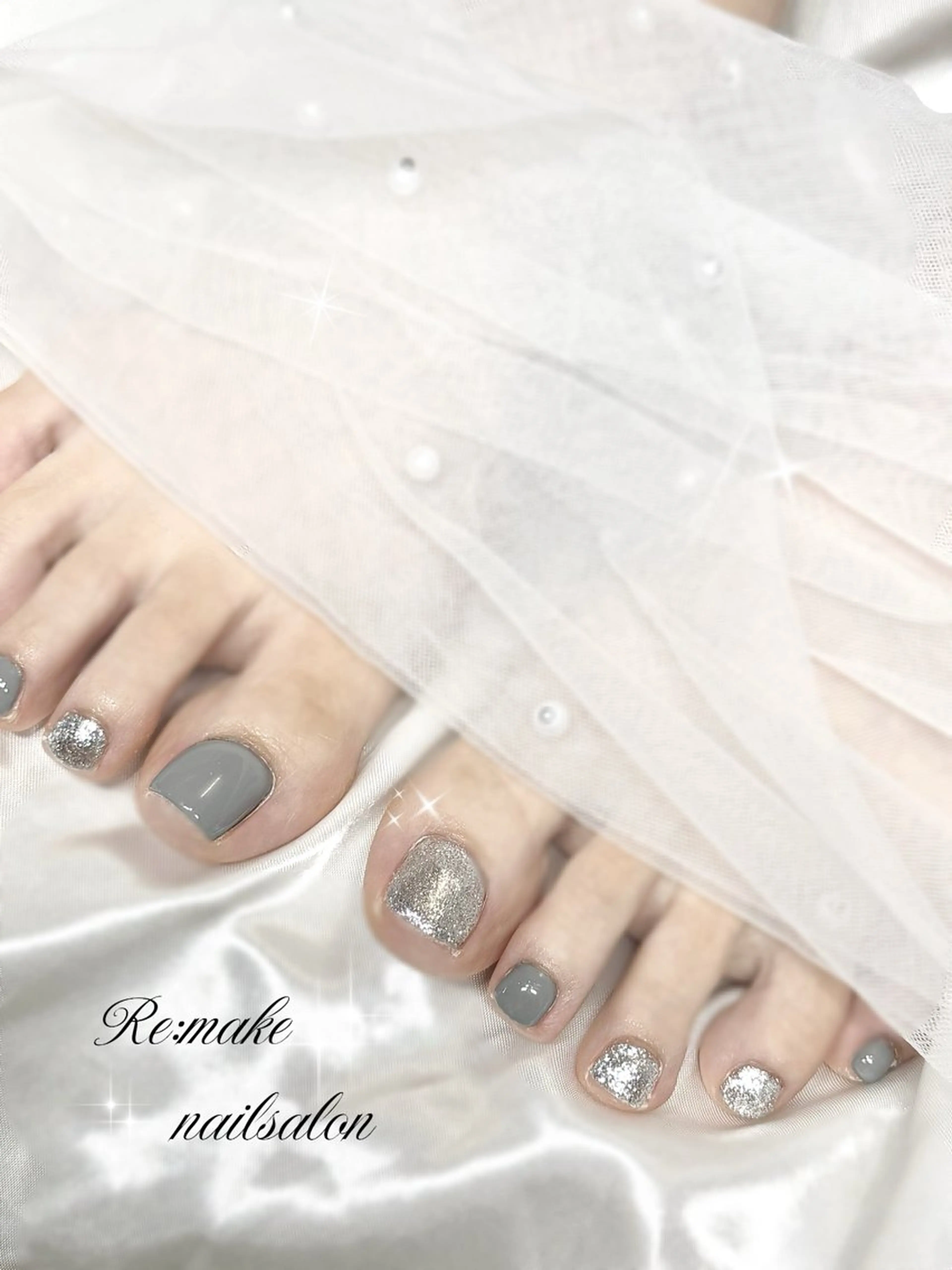 ネイル フットネイル フットネイル Suetake Shuriのネイルデザイン