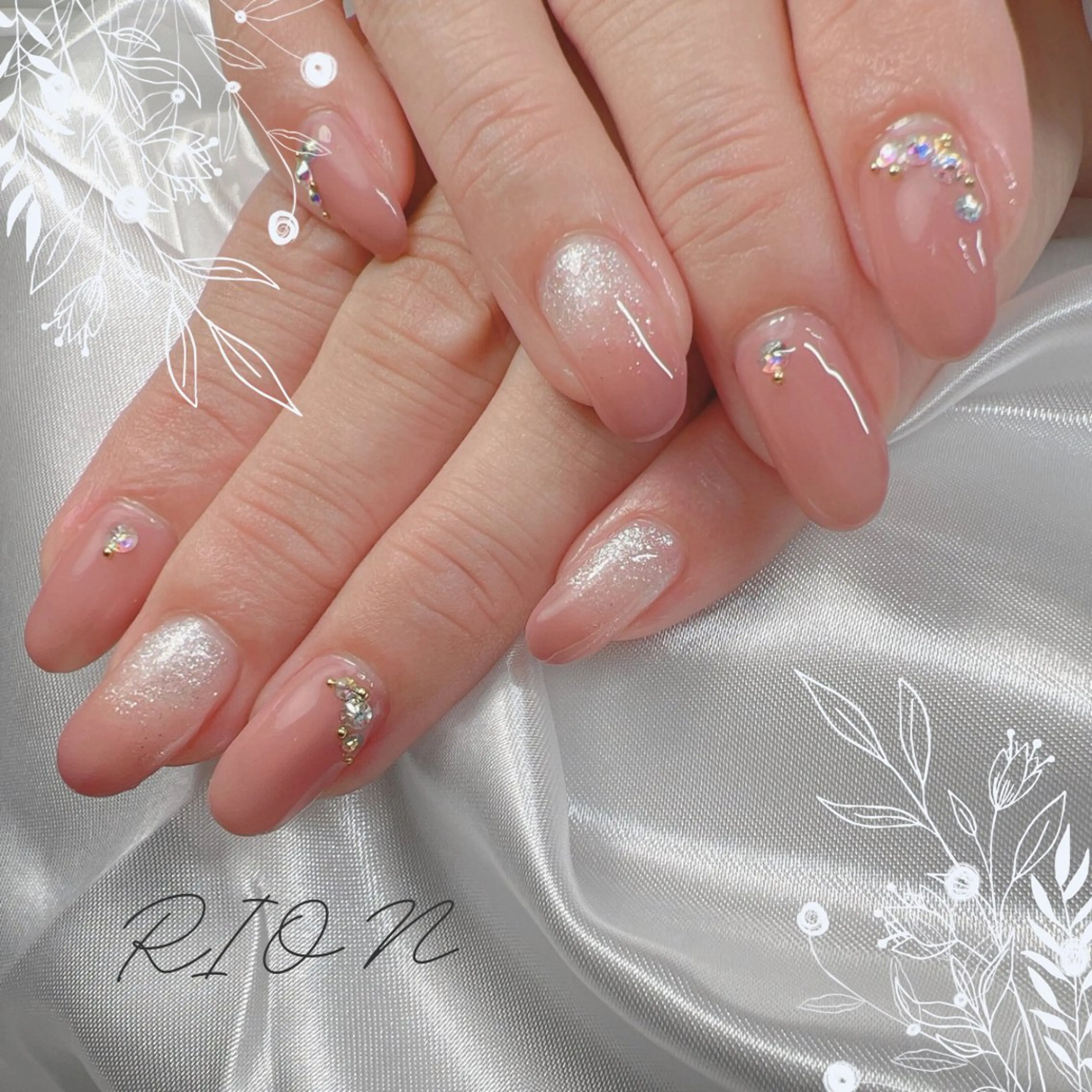 ネイル 持ち込み ハンドネイル 加藤 恵のネイルデザイン