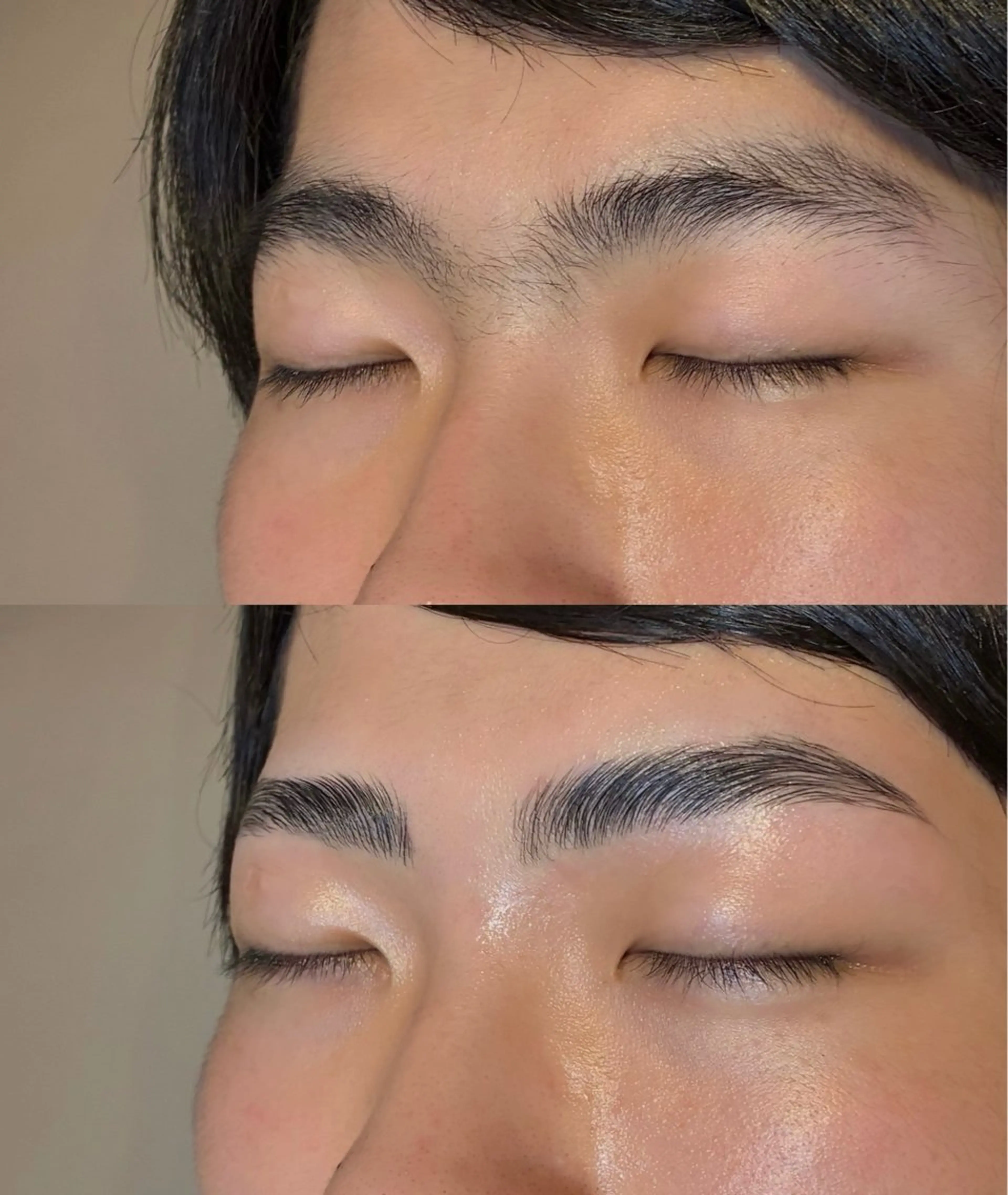 メンズハリウッドブロウリフト+Wax+眉メイク¥9440の写真