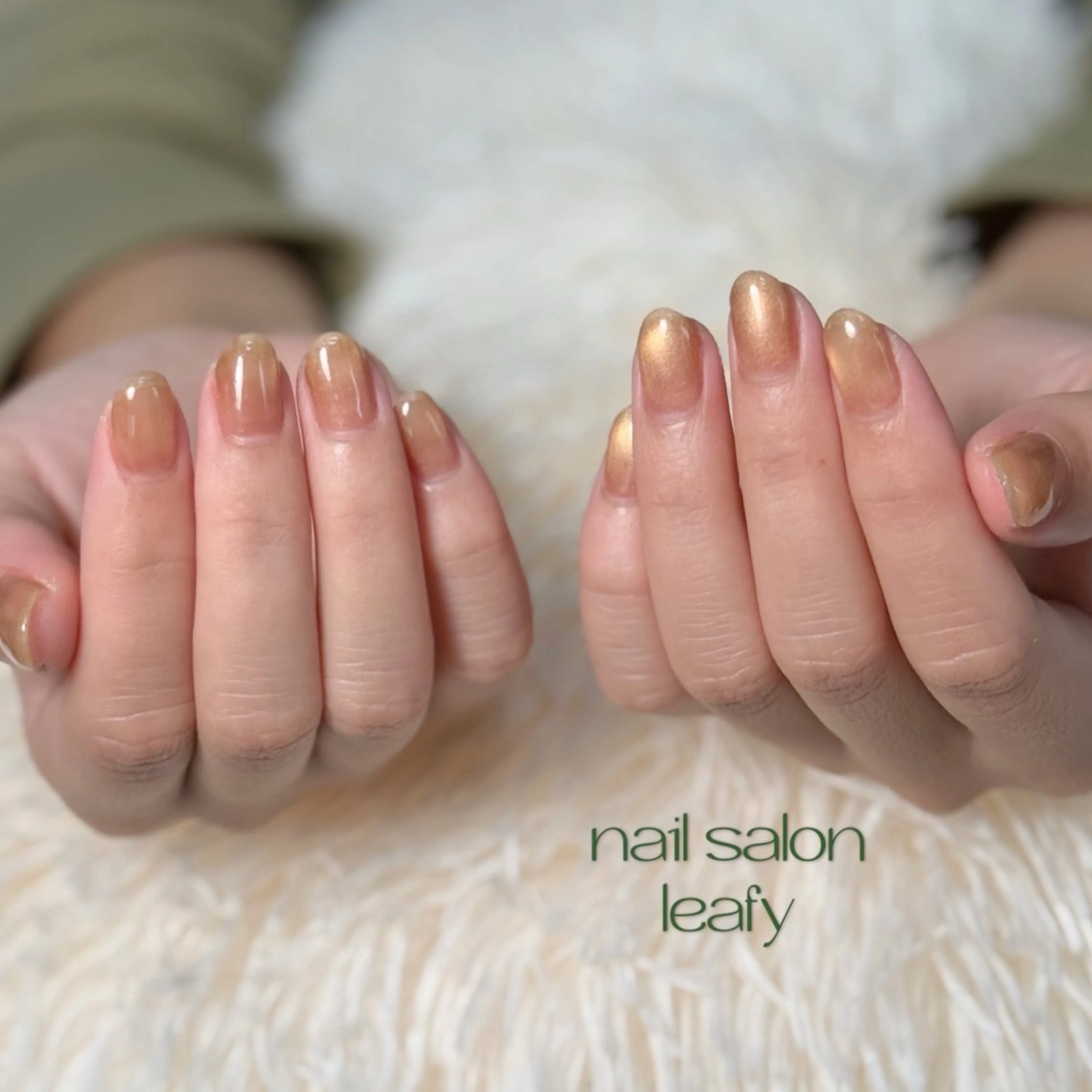 ネイル マグネットネイル ネイルサロン leafyのネイルデザイン