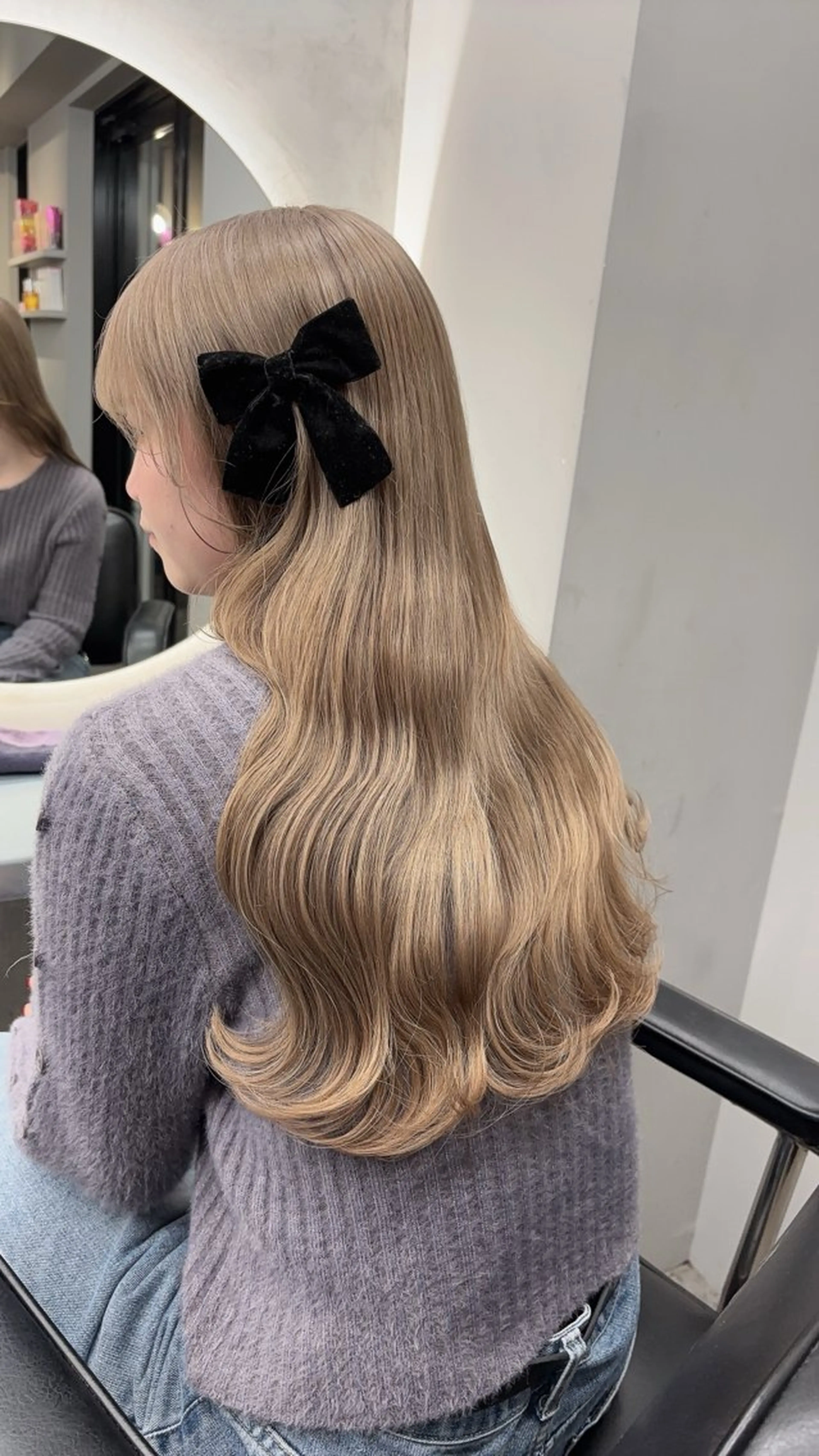 ロング ヘアカラー ゆるふわ透明感カラー 🎀ほの/表参道のヘアスタイル