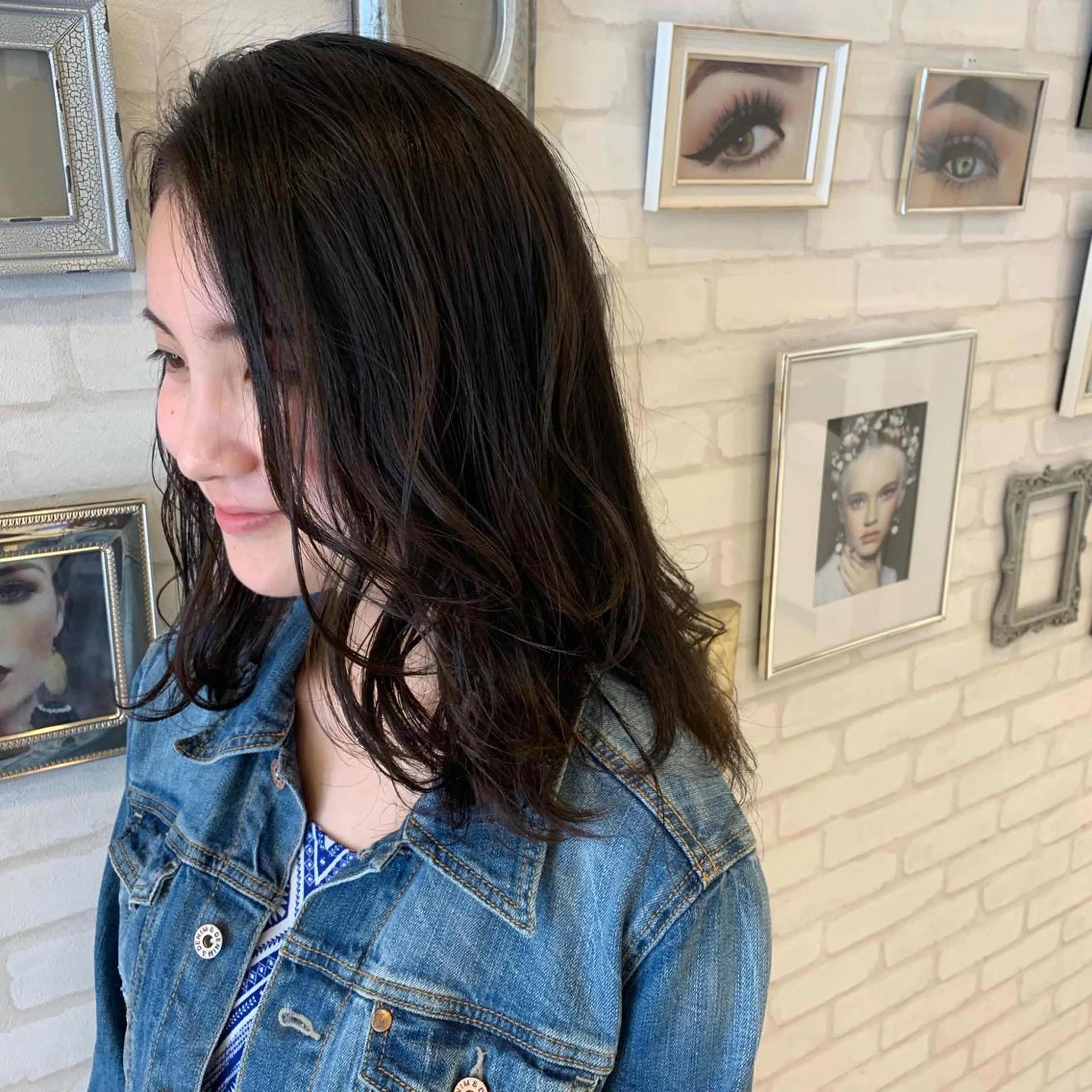 ミディアム ému エミュ　hair &spa所属・近藤 みゅうまのヘアスタイル