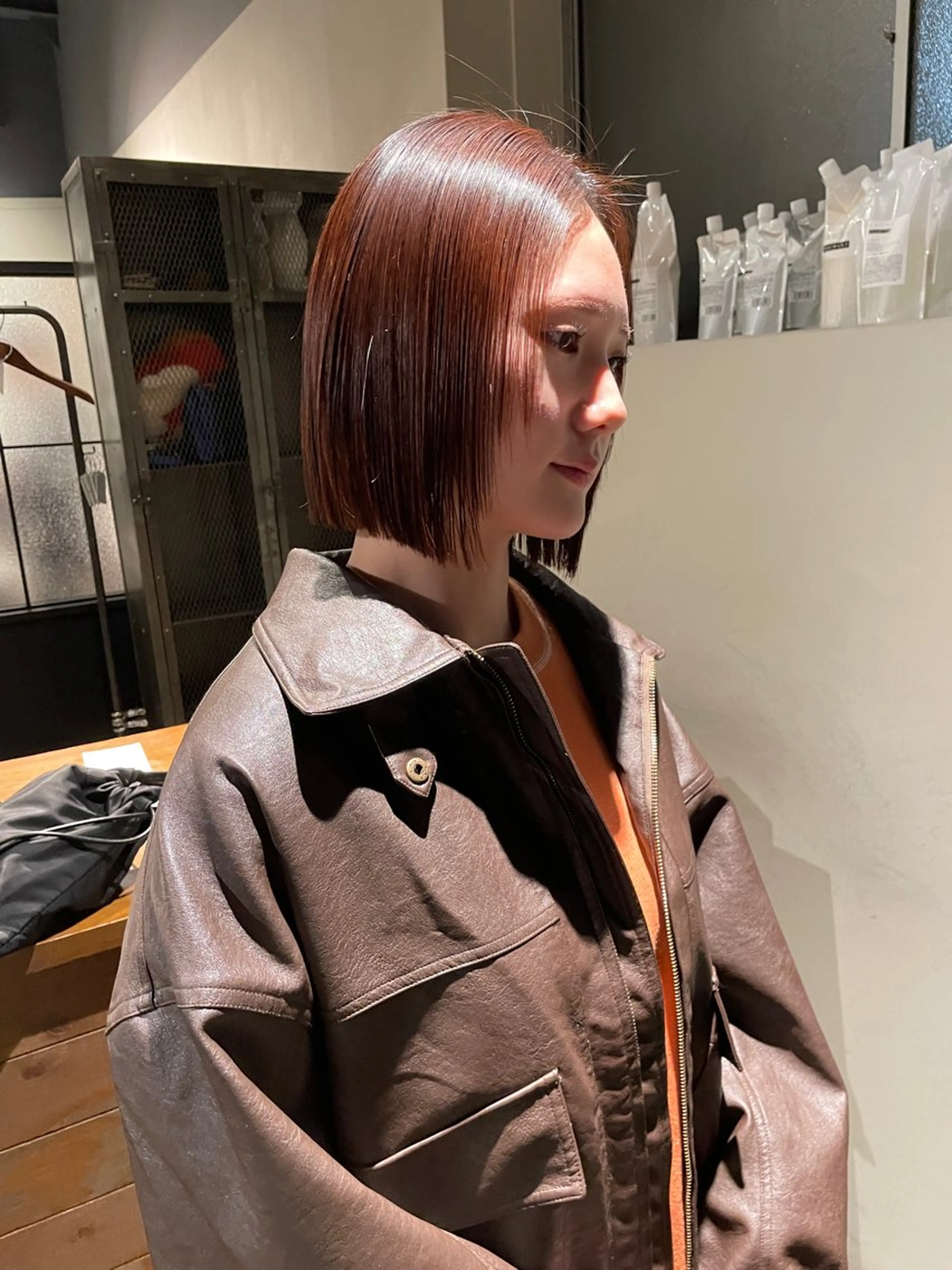 ショート 縮毛矯正 fubuki🪷 似合わせカットカラーのヘアスタイル