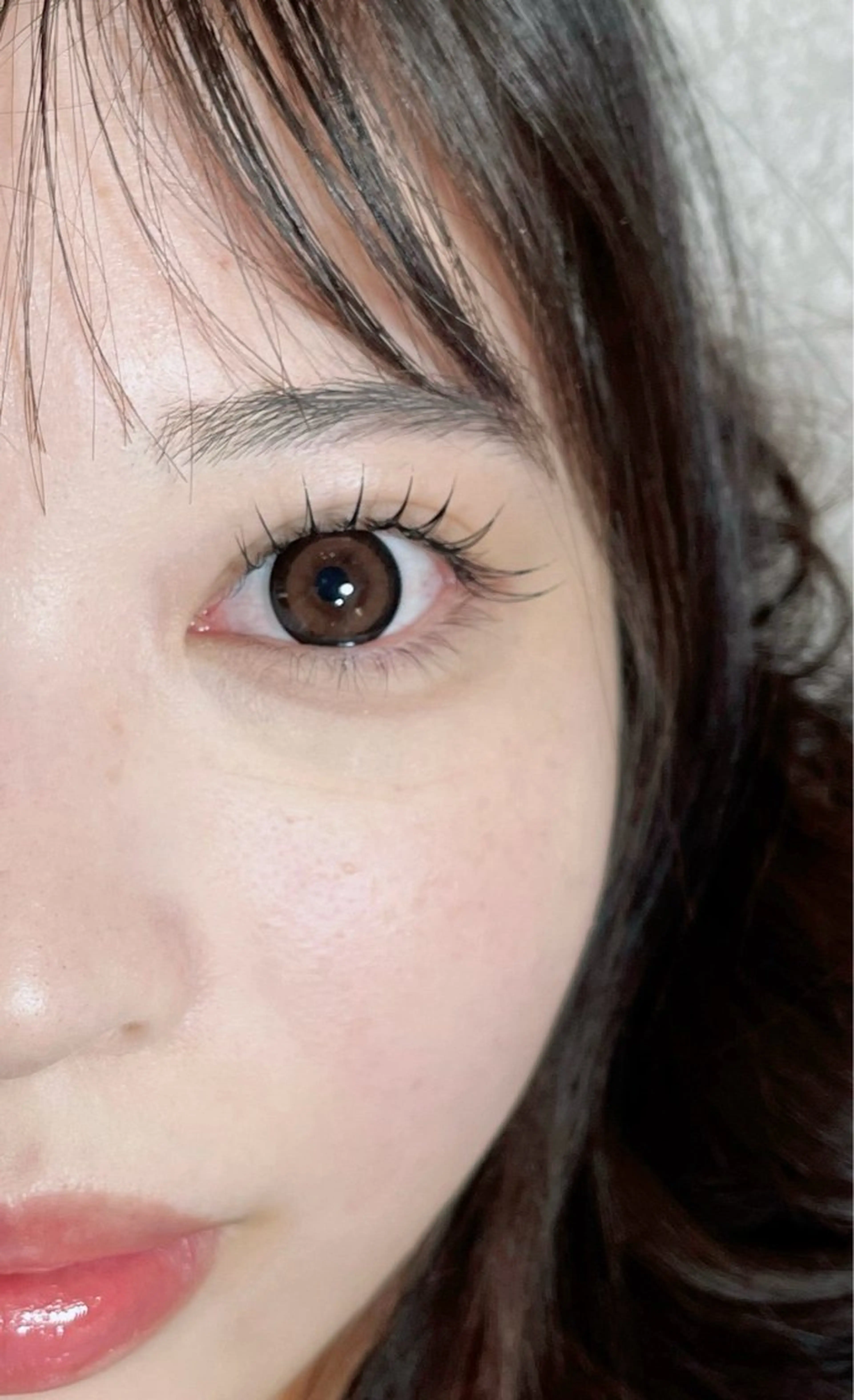 マツエク・マツパ フラットラッシュ 目尻長め Lumo eye  salon所属・Lumo eye salonのマツエク・マツパデザイン