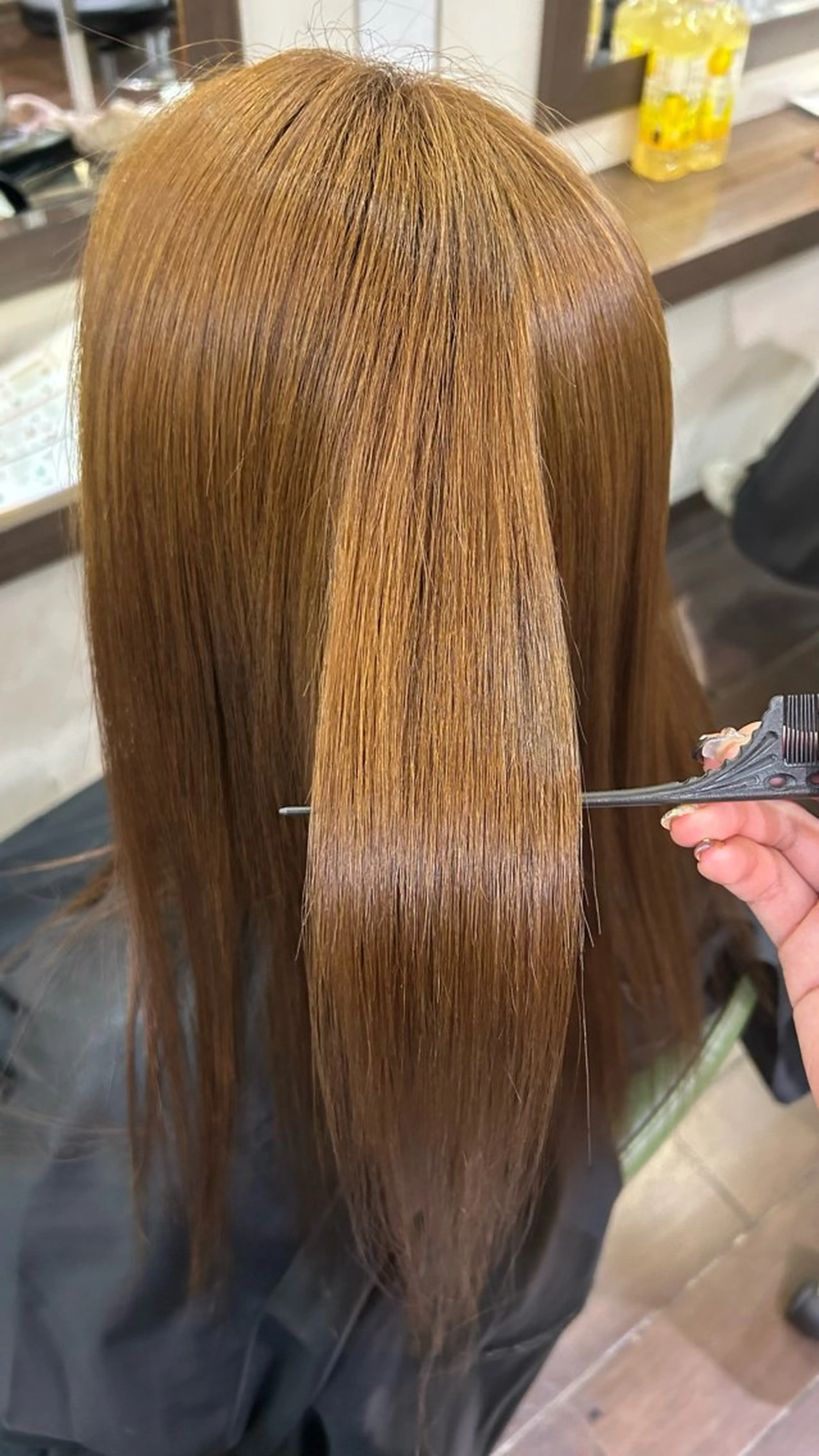 セミロング カラー ブリーチ ブリーチなしカラー カット ヘアカラー 似合わせカット/ネイ ル/🌺ココネ🌺のヘアスタイル