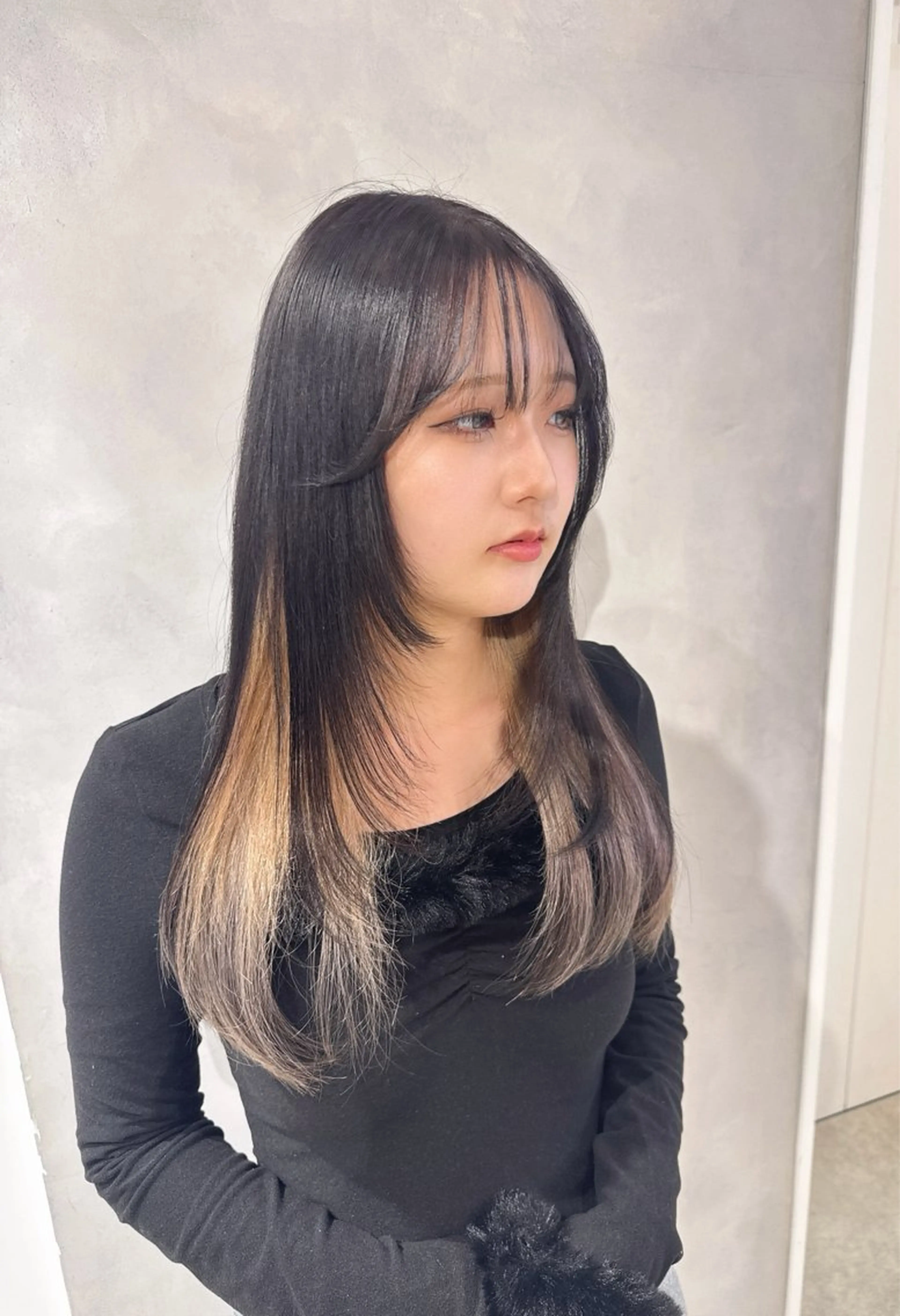 カラー ブロンド インナーカラー カット ヘアカラー トリートメント 透明感カラー✨艶髪 制作🌱山根あゆみのヘアスタイル