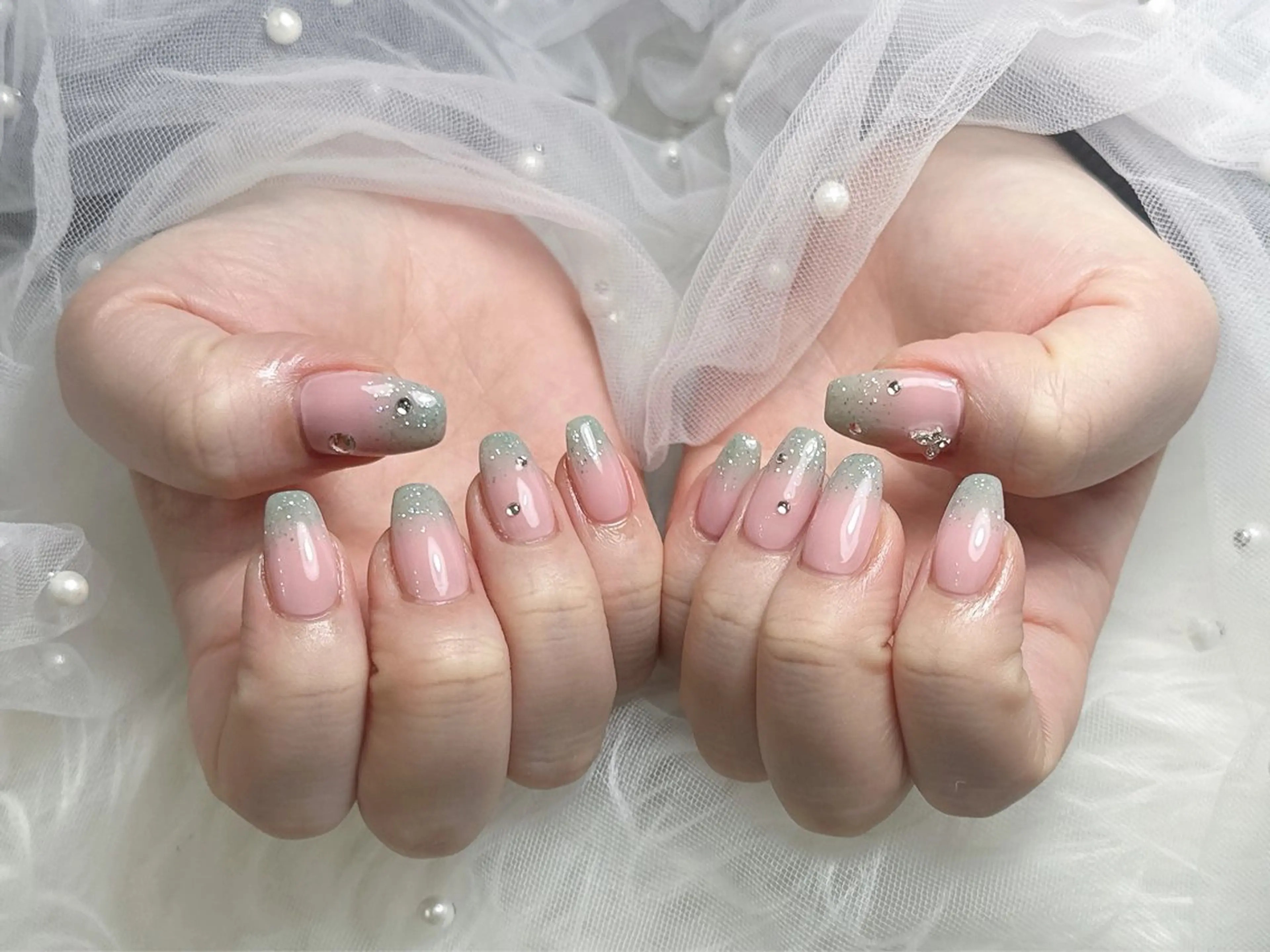 ネイル ハンドネイル 【Eclat ｴｸﾗ】nail＆beauty所属・Eclat〔ｴｸﾗ〕 MOEKA𝜗𝜚*のネイルデザイン