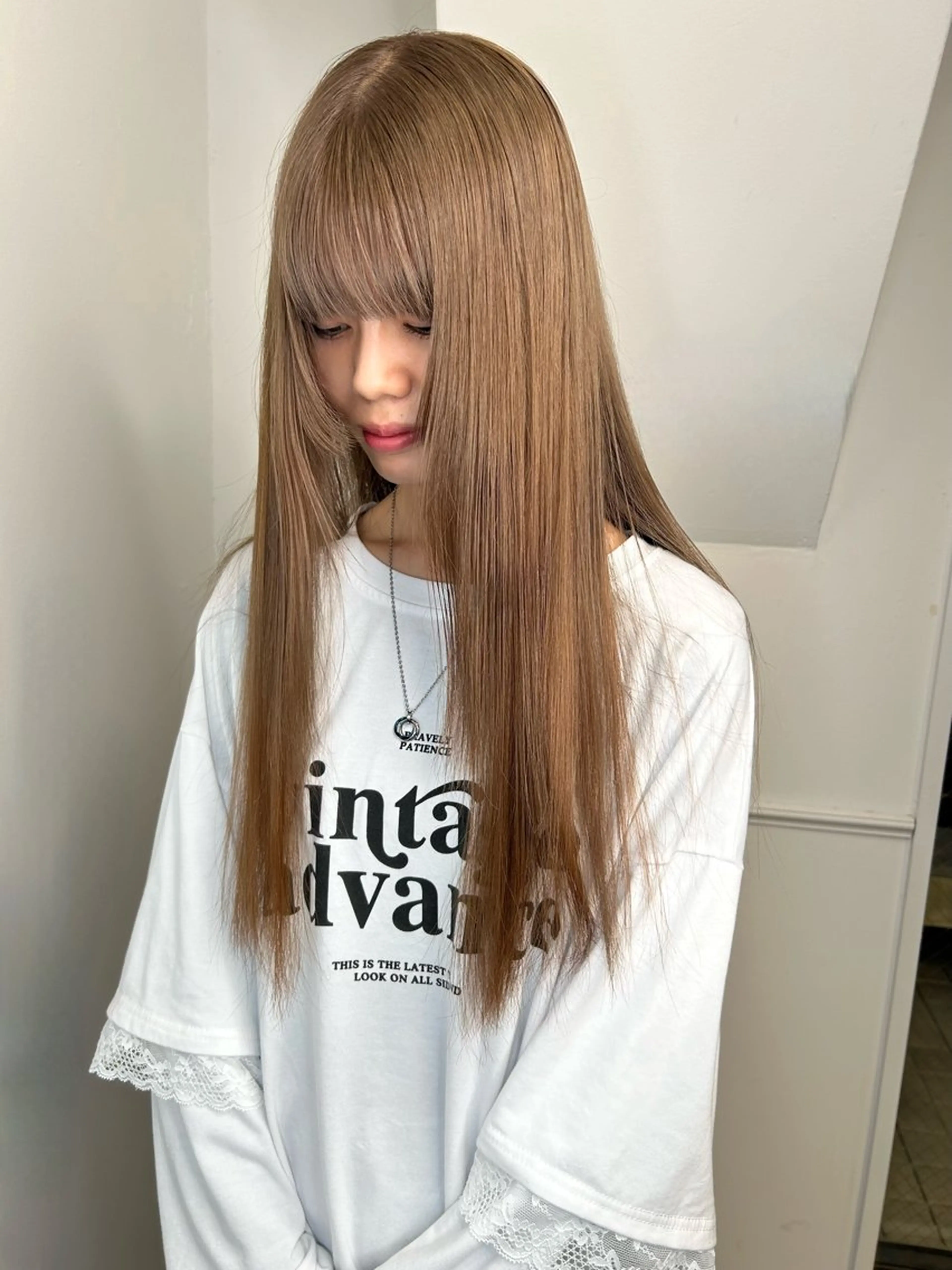 ロング カラー land所属・透明感カラー/レイヤ ー🌙Honokaのヘアスタイル