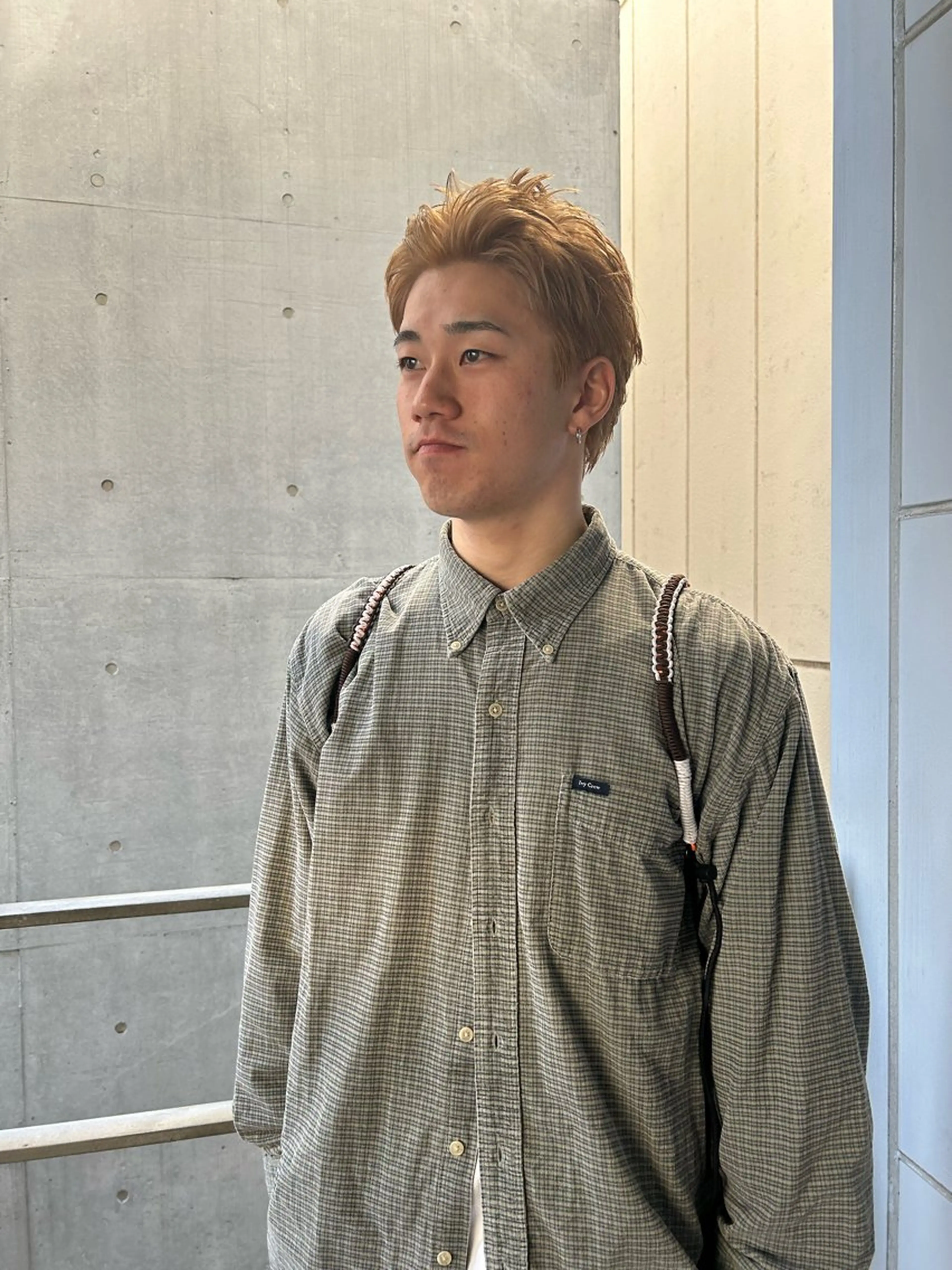 カラー メンズ メンズハイトーン ハイトーンカラー カット ヘアカラー yumeka🩶ボブ 暖色/透け感カラーのヘアスタイル