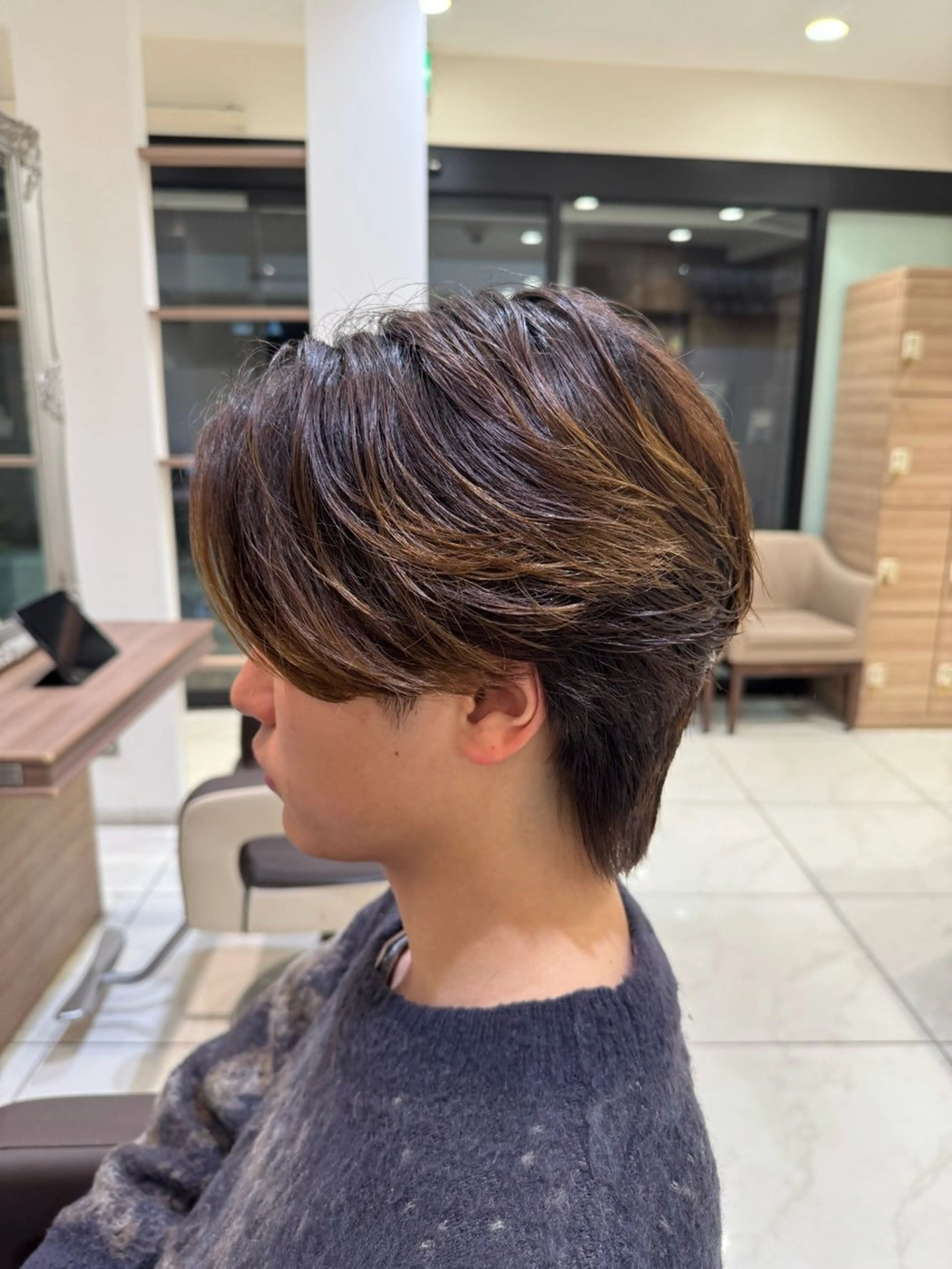 【ニュアンスパーマ🎱】メンズカット✖️パーマ🌀【今トレンドのナチュラルスタイル】の写真