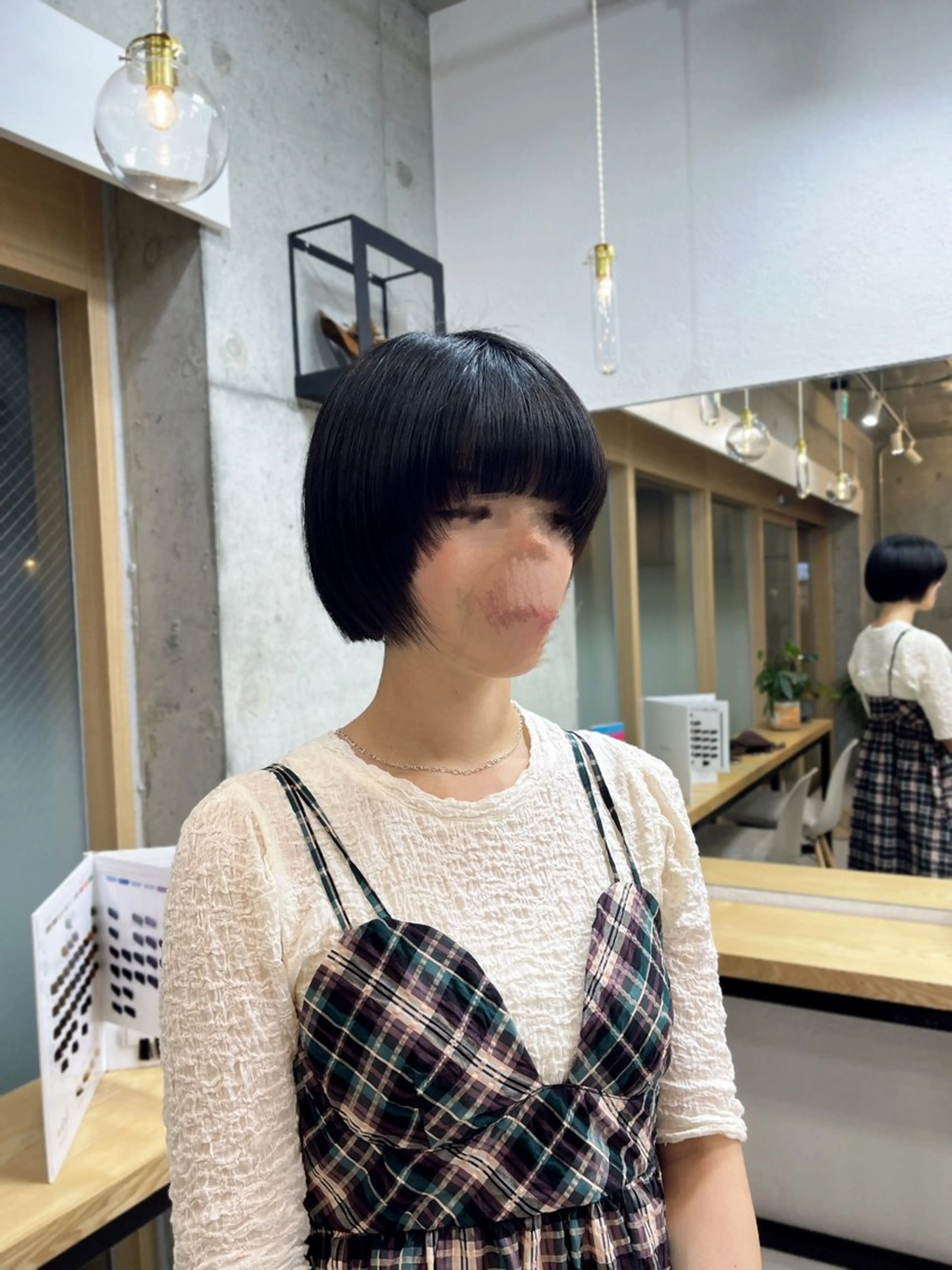 ショート ボブ 顔周りカット レイヤーカット ウルフカット mizo /ケアカラー/登戸のヘアスタイル