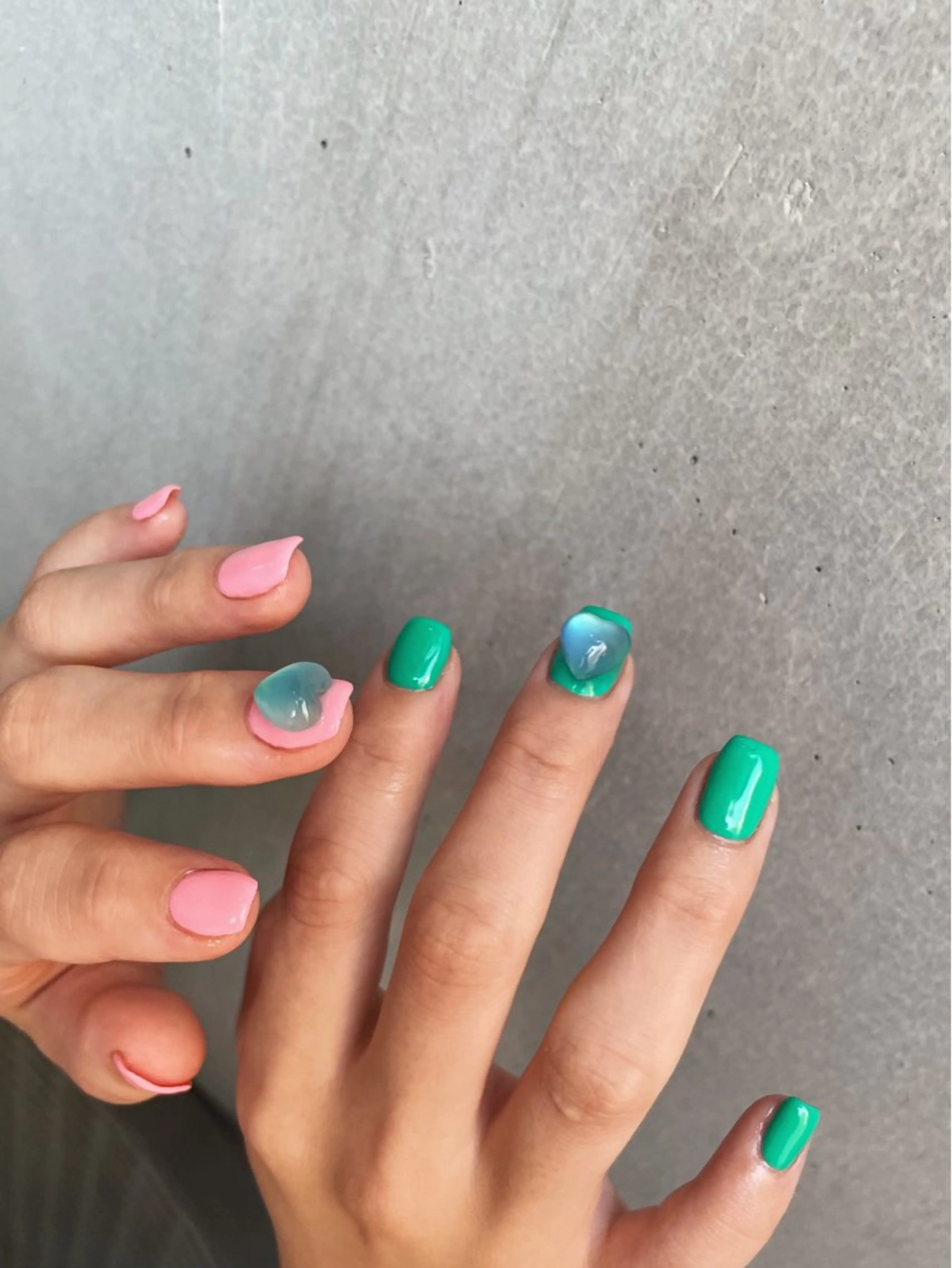 ネイル 持ち込み ワンカラーネイル ミサキ CHIC NAILのネイルデザイン