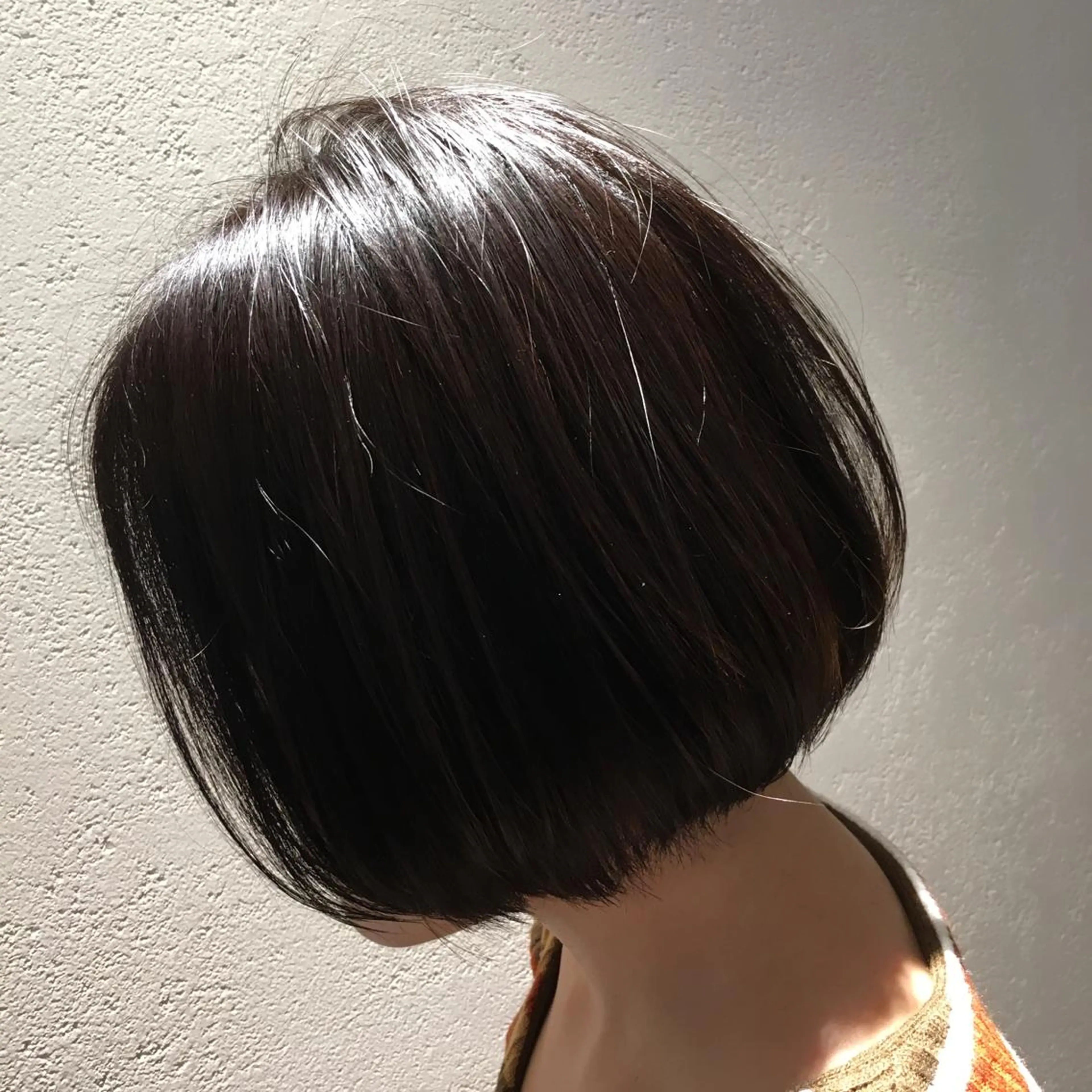ミディアム カラー パーマ 橋本 慶司のヘアスタイル