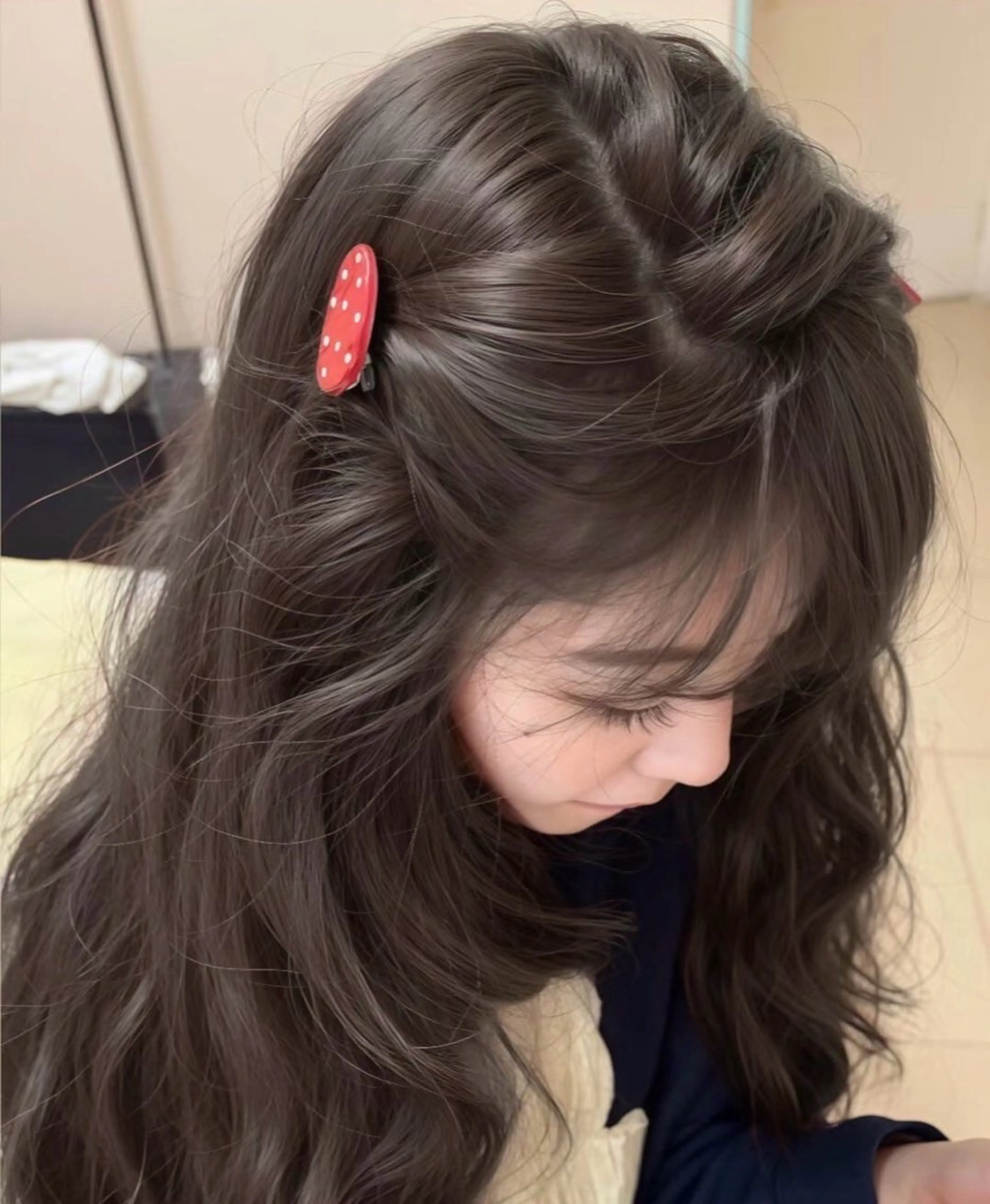 ロング カラー カット ヘアカラー トリートメント AHNKISM所属・髪質改善/艶カラー HANAのヘアスタイル