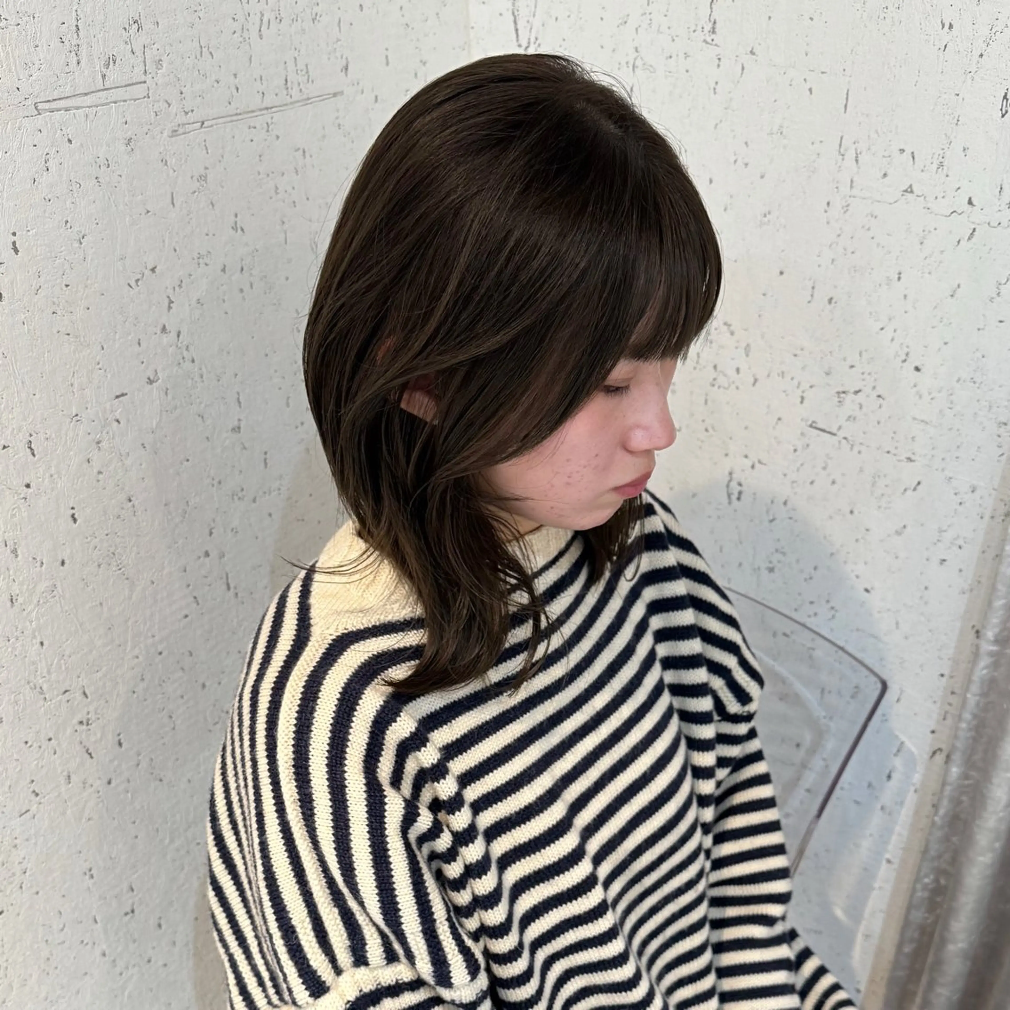 ミディアム カラー カット ヘアカラー トリートメント mai / linoah˚✧のヘアスタイル