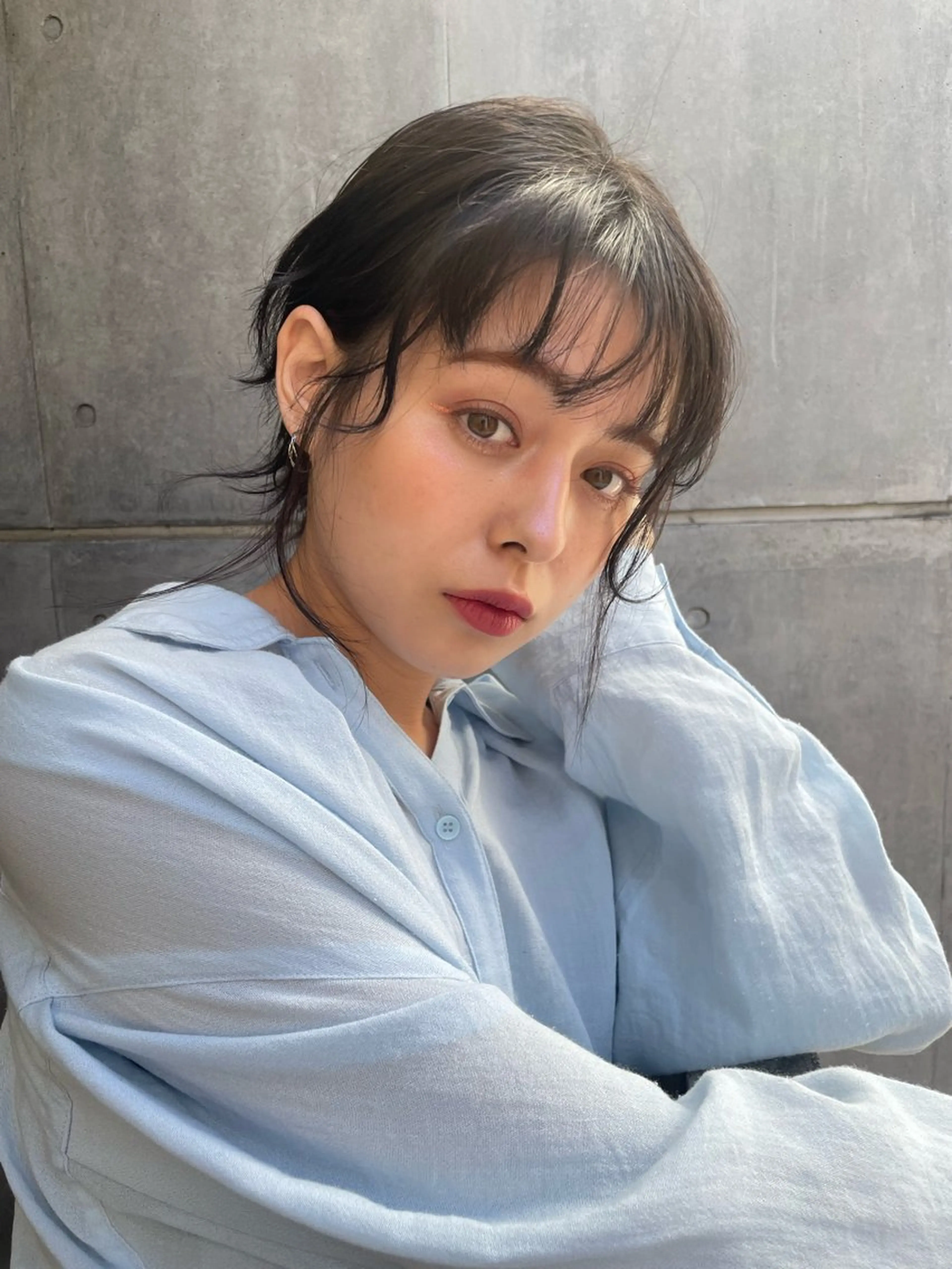 セミロング カラー ヘアアレンジ 髪質改善/縮毛/新宿 🫧SUZUKA🫧のヘアスタイル