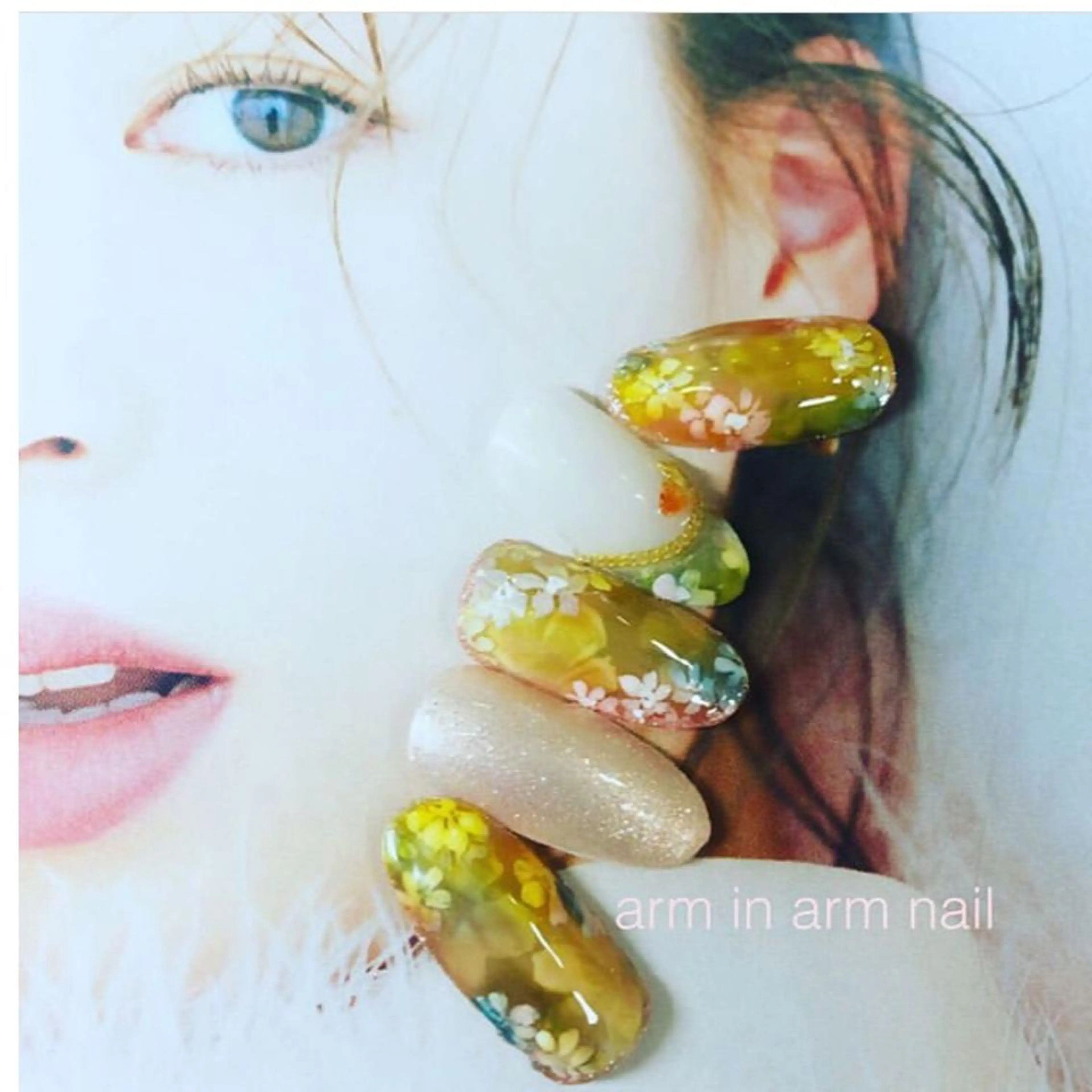 ネイル arm in arm ︎✿Yamamotoのマツエク・マツパデザイン