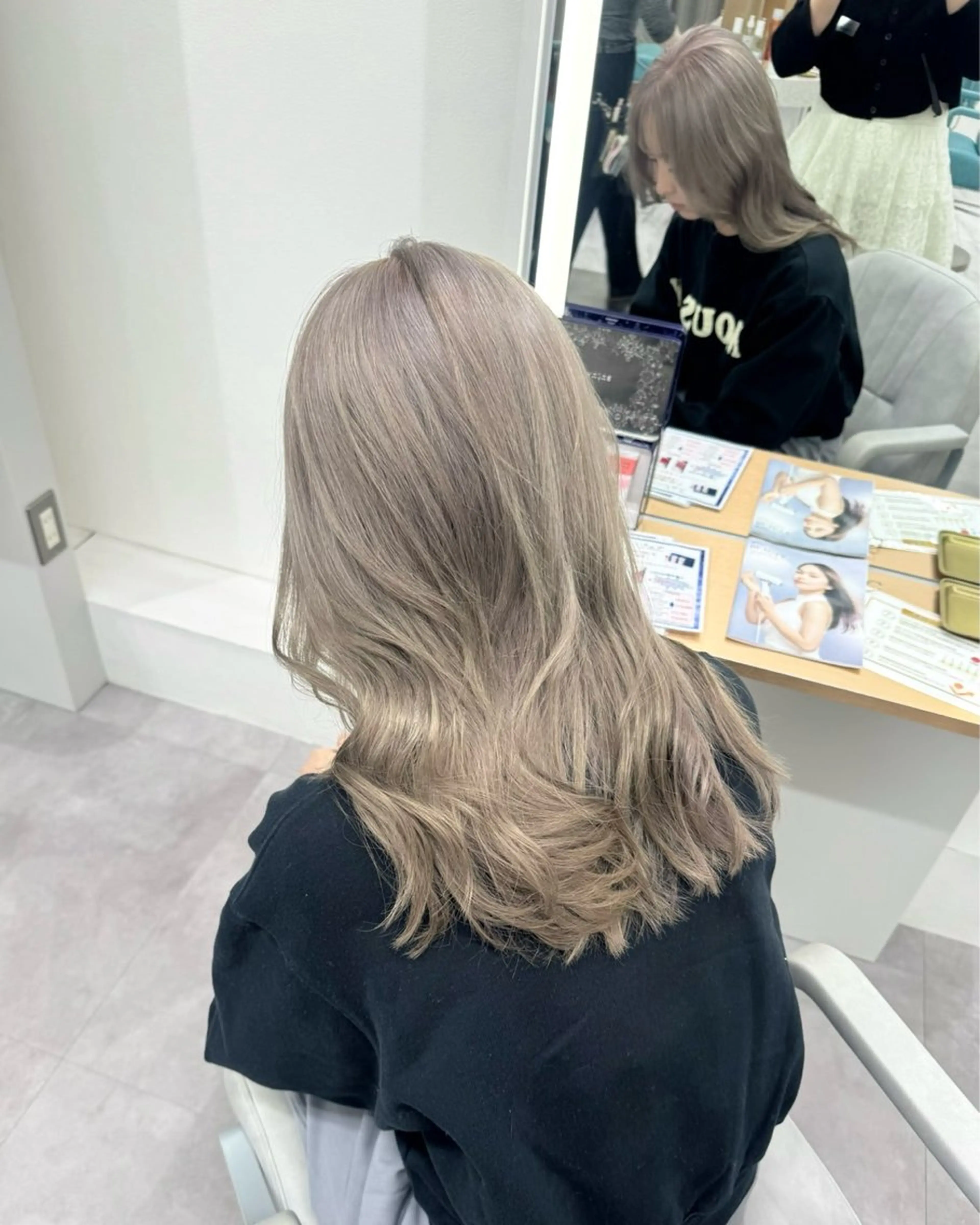 ロング 学生 韓国風ヘア ヘアカラー ［Elsa元町］ 城内譲のヘアスタイル