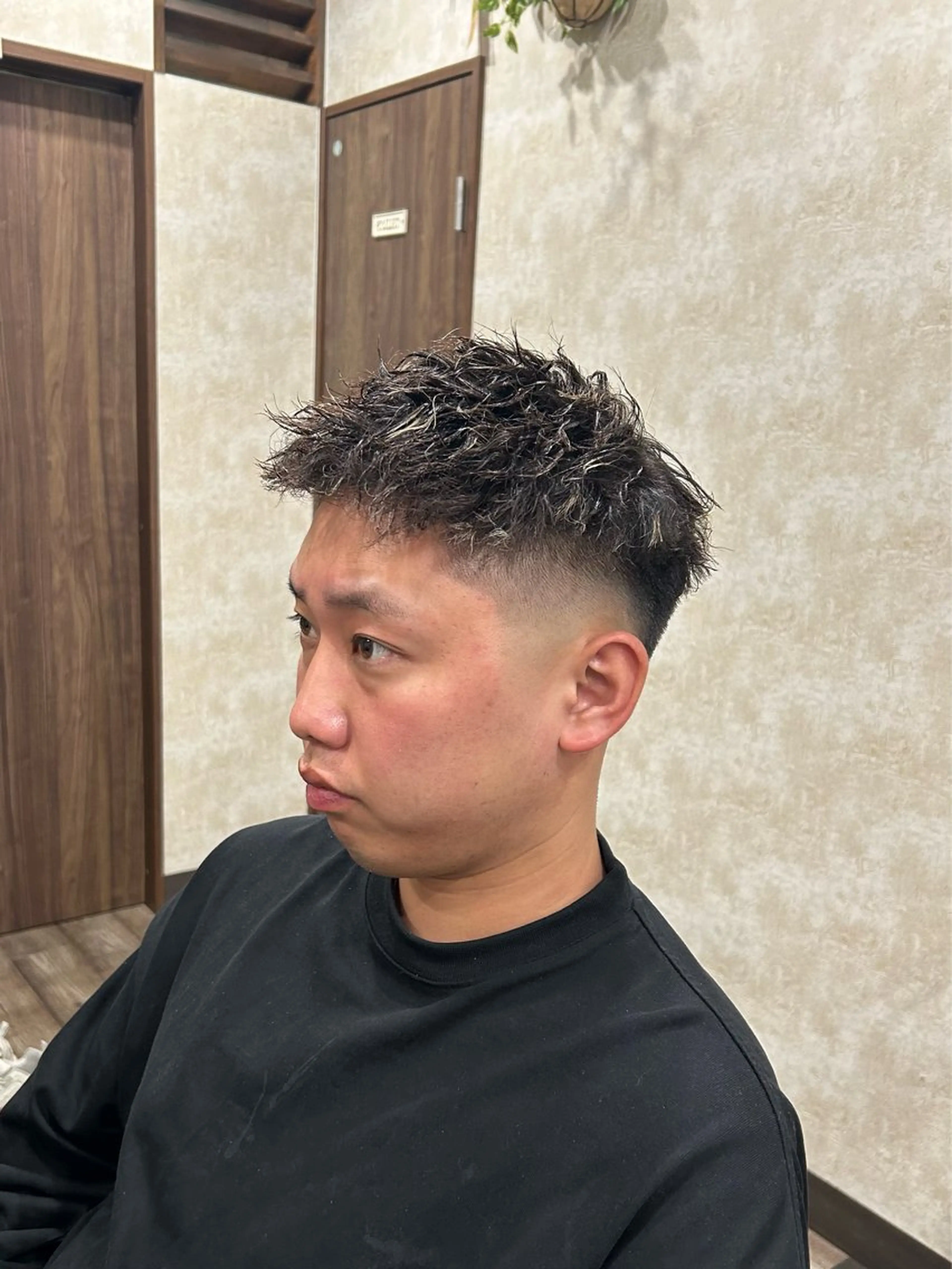 ショート パーマ メンズ メンズパーマ カット パーマ メンズカット/ 雄大のヘアスタイル