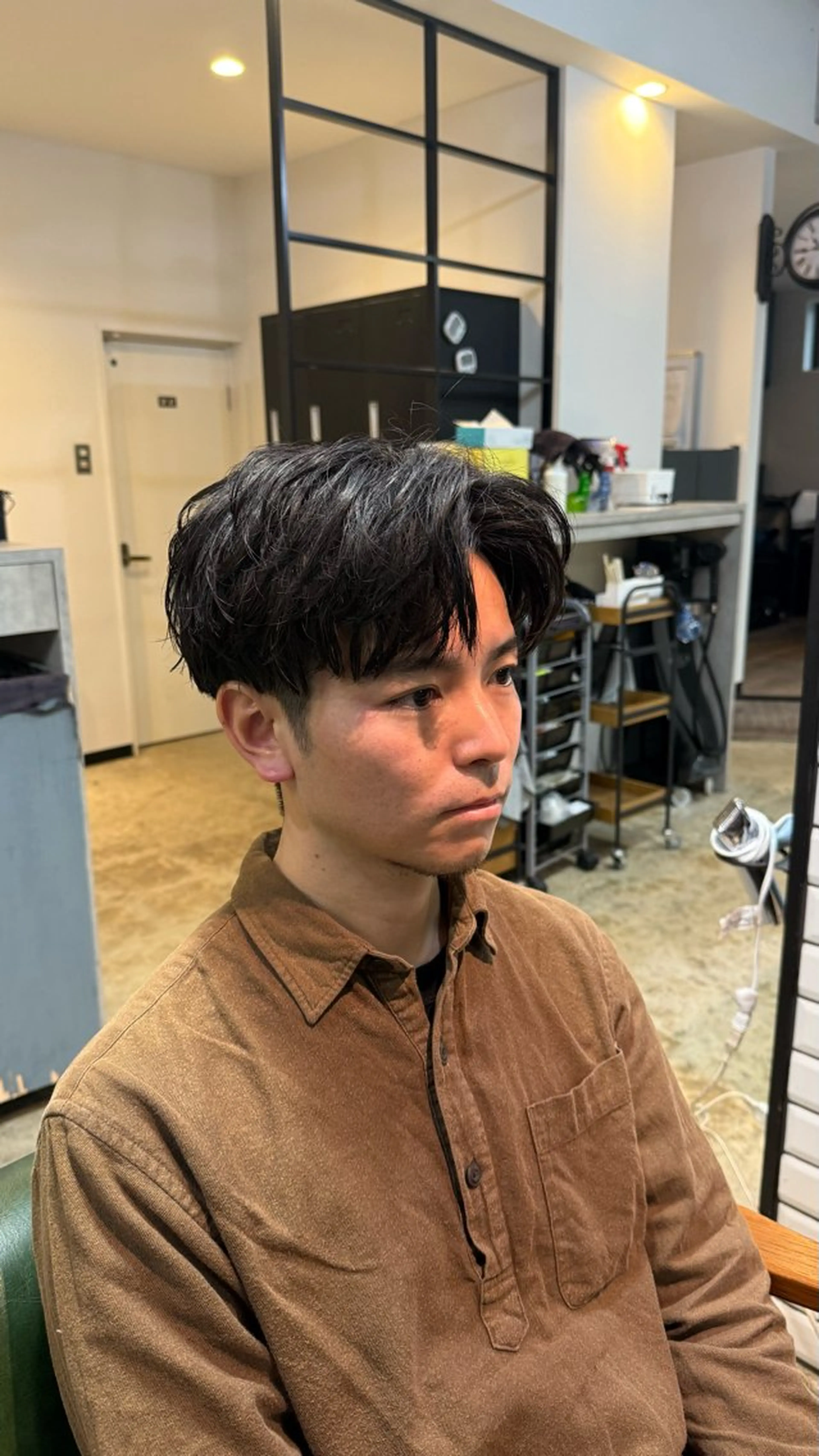 ショート メンズ センターパート MEN'S SALON SOLEIL by alfRed所属・SOLEIL 白井 ／メンズ専門のヘアスタイル