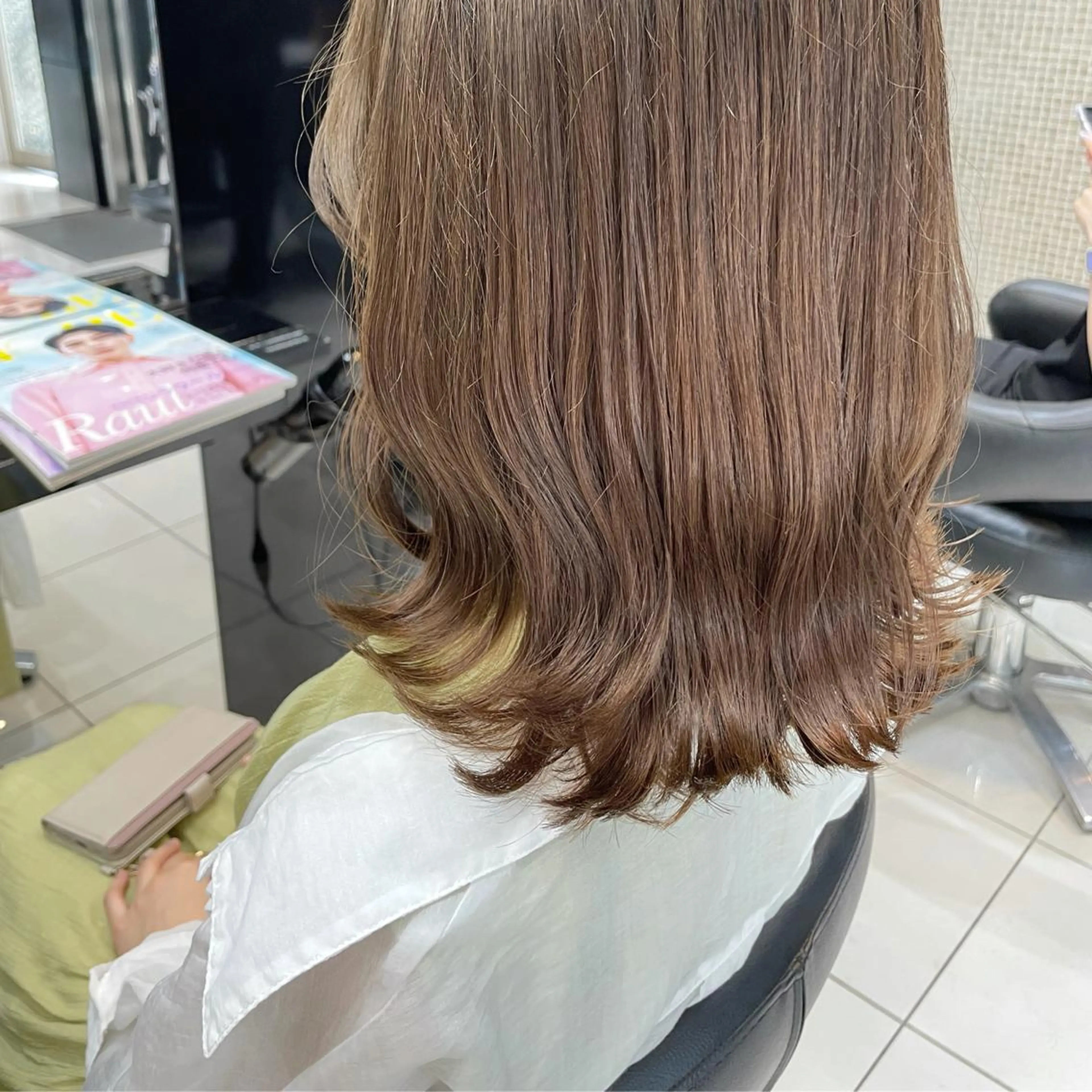 ミディアム カラー ブラウンカラー チョコレートブラウン 女性リピ90%🍨 🩷佐藤みずきのヘアスタイル