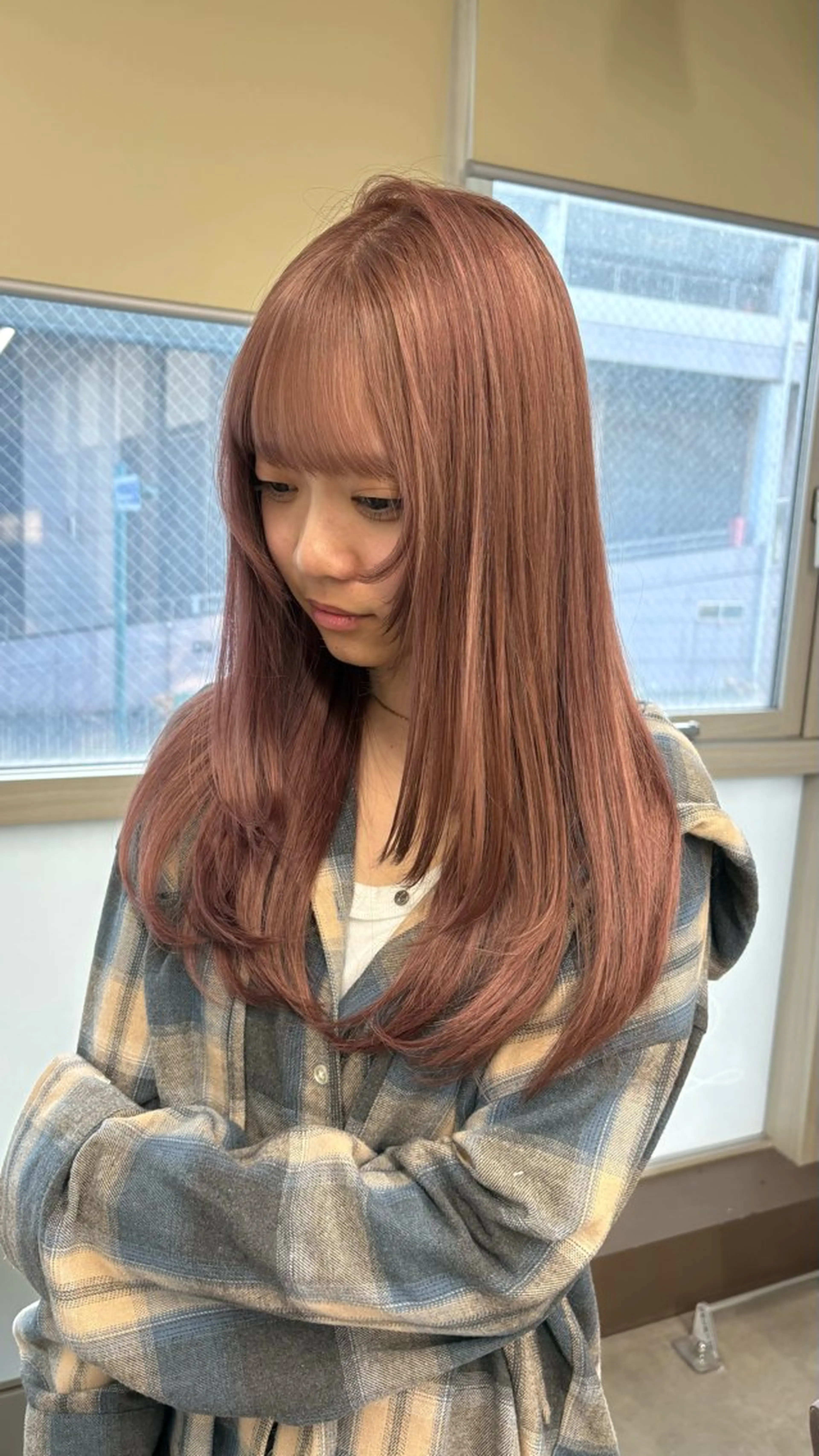 ロング 福田 彩心のヘアスタイル