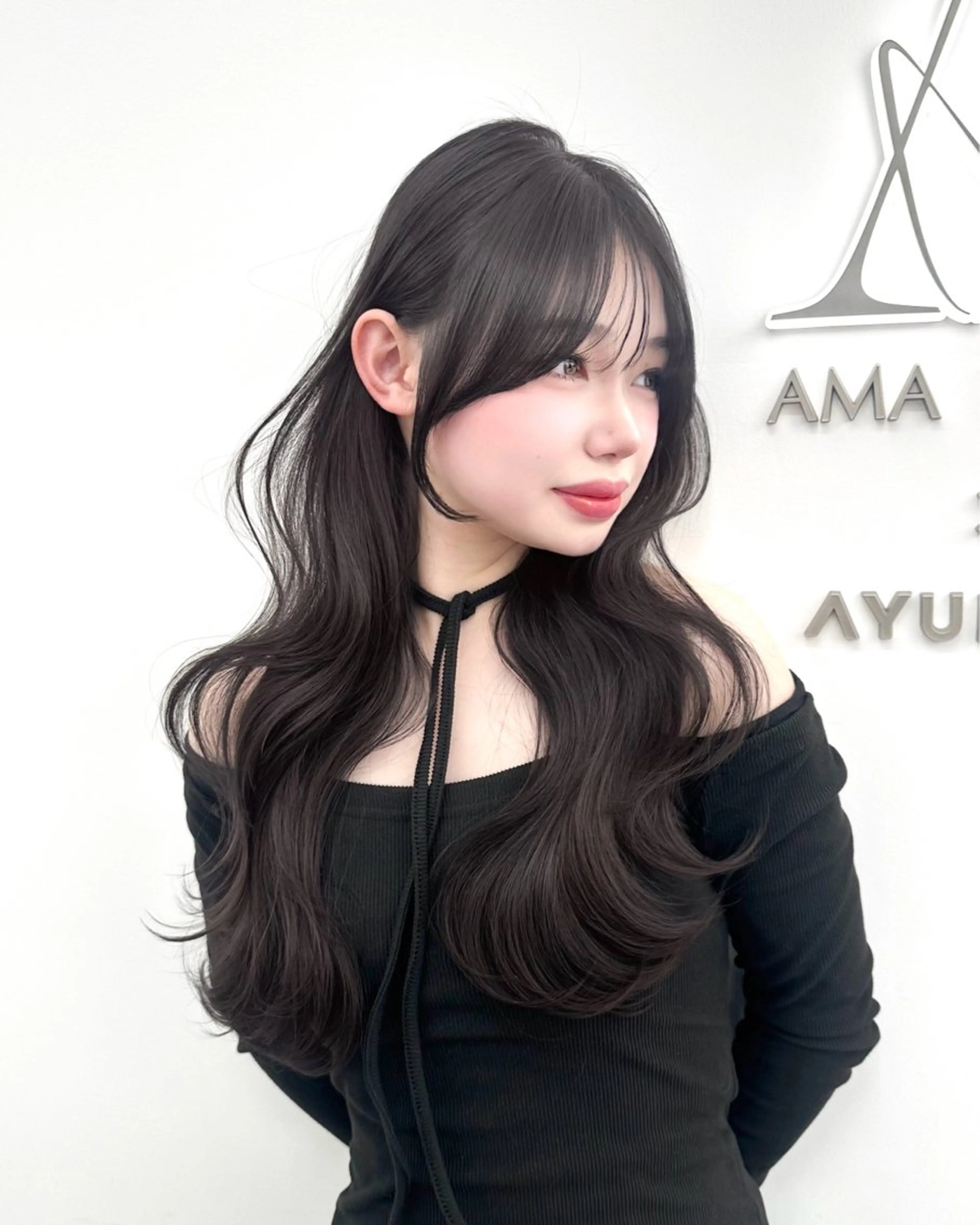 ロング カラー カット ヘアカラー トリートメント 🇰🇷韓国風くびれ ヘア🇰🇷中村優大のヘアスタイル