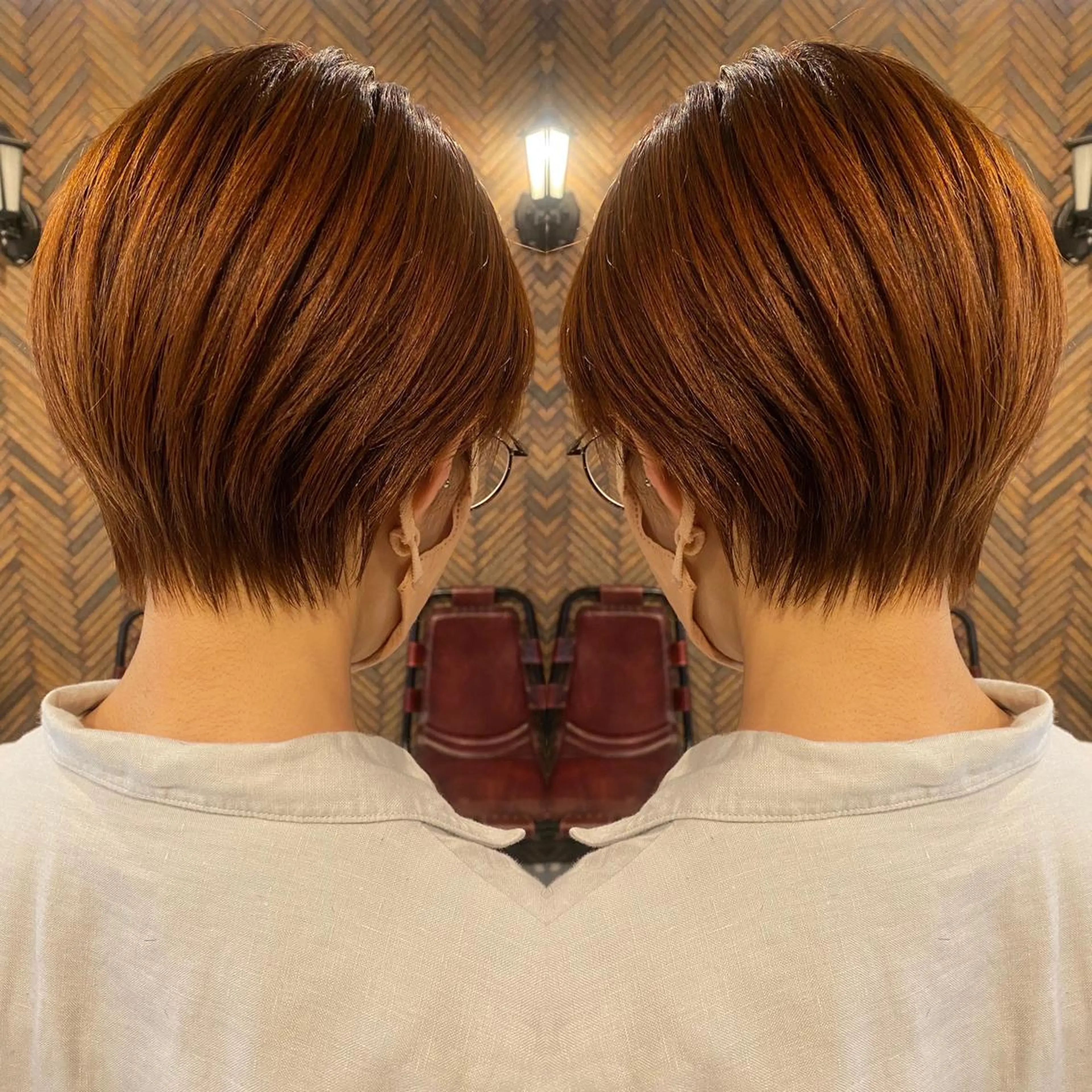 ショート カラー カット ヘアカラー トリートメント tocca 💜石田愛結💜のヘアスタイル