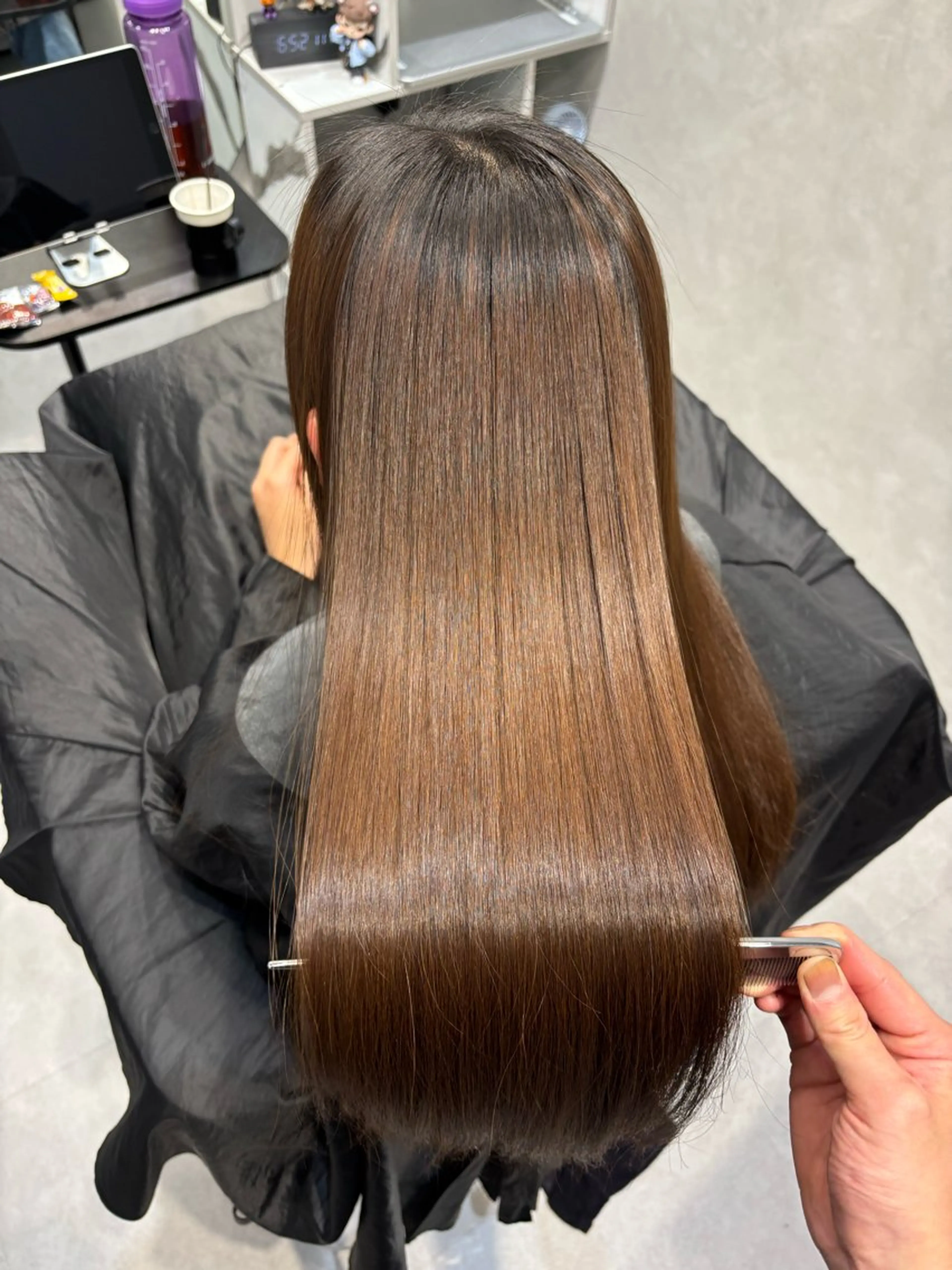 ロング SALOWIN四条河原町店所属・友人Yuto 美髪矯正（縮毛矯正）のヘアスタイル