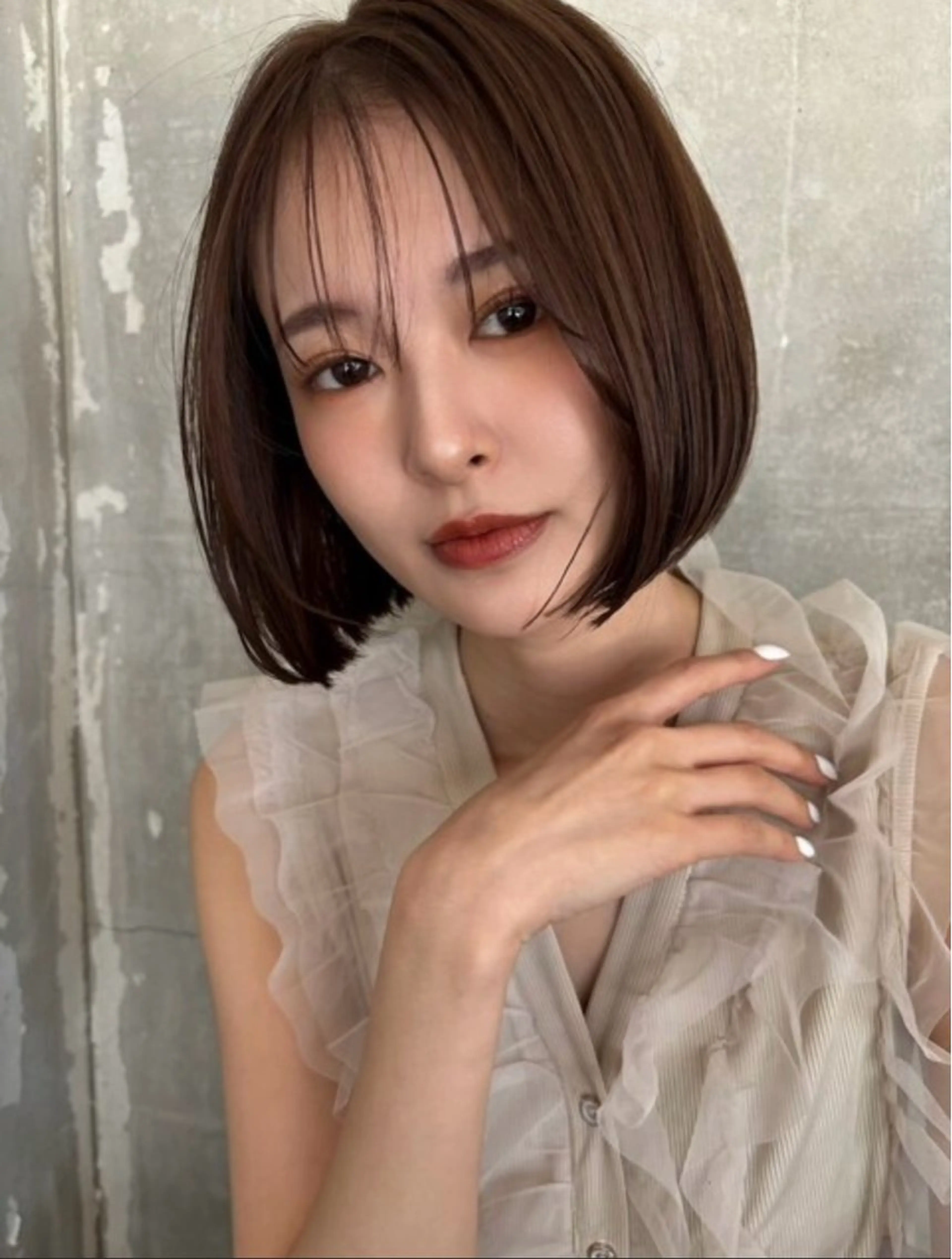 ショート カット ヘアカラー トリートメント JILL ユキのヘアスタイル