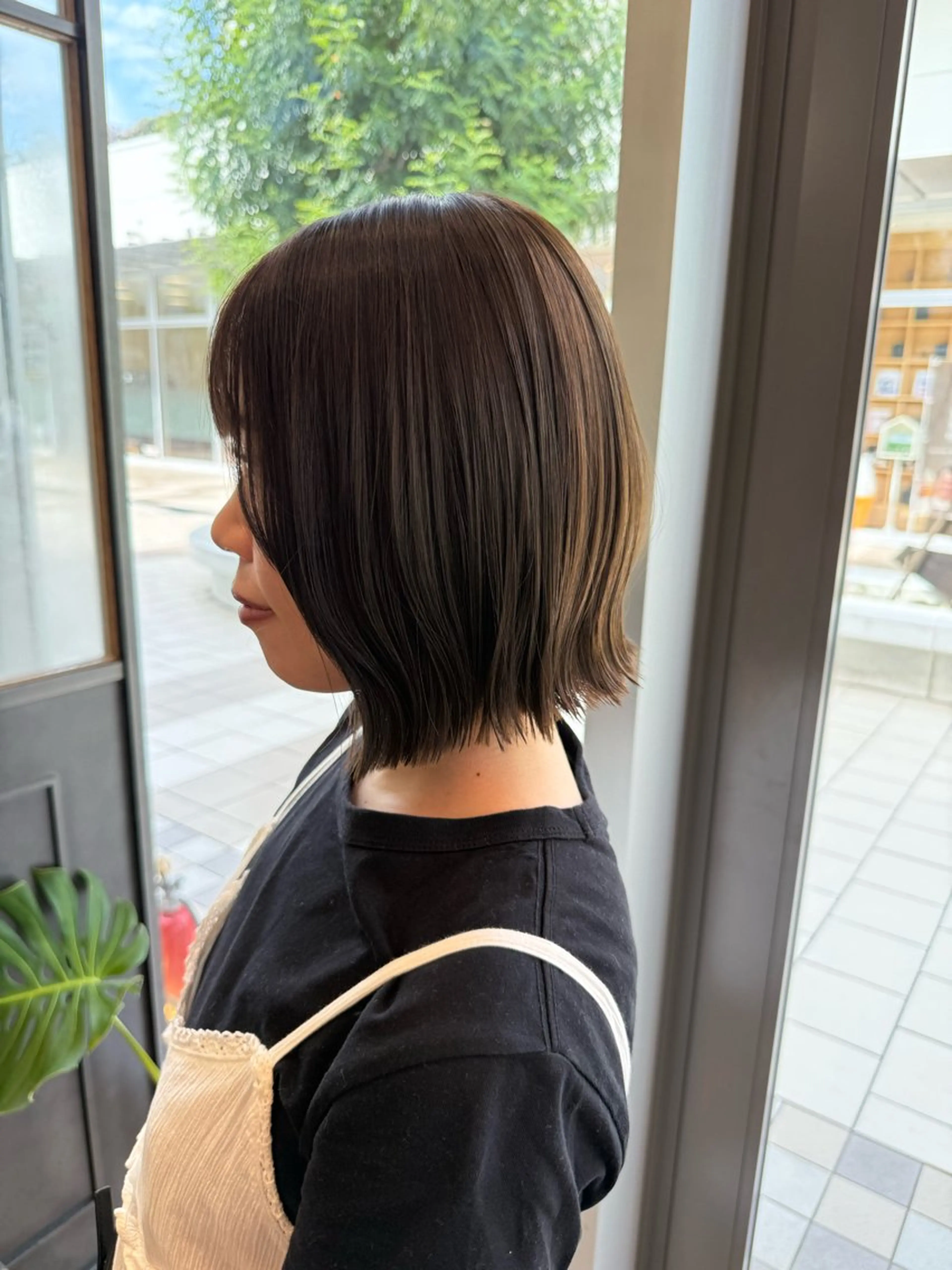 ショート カット ヘアカラー レイヤーカット /momocaのヘアスタイル