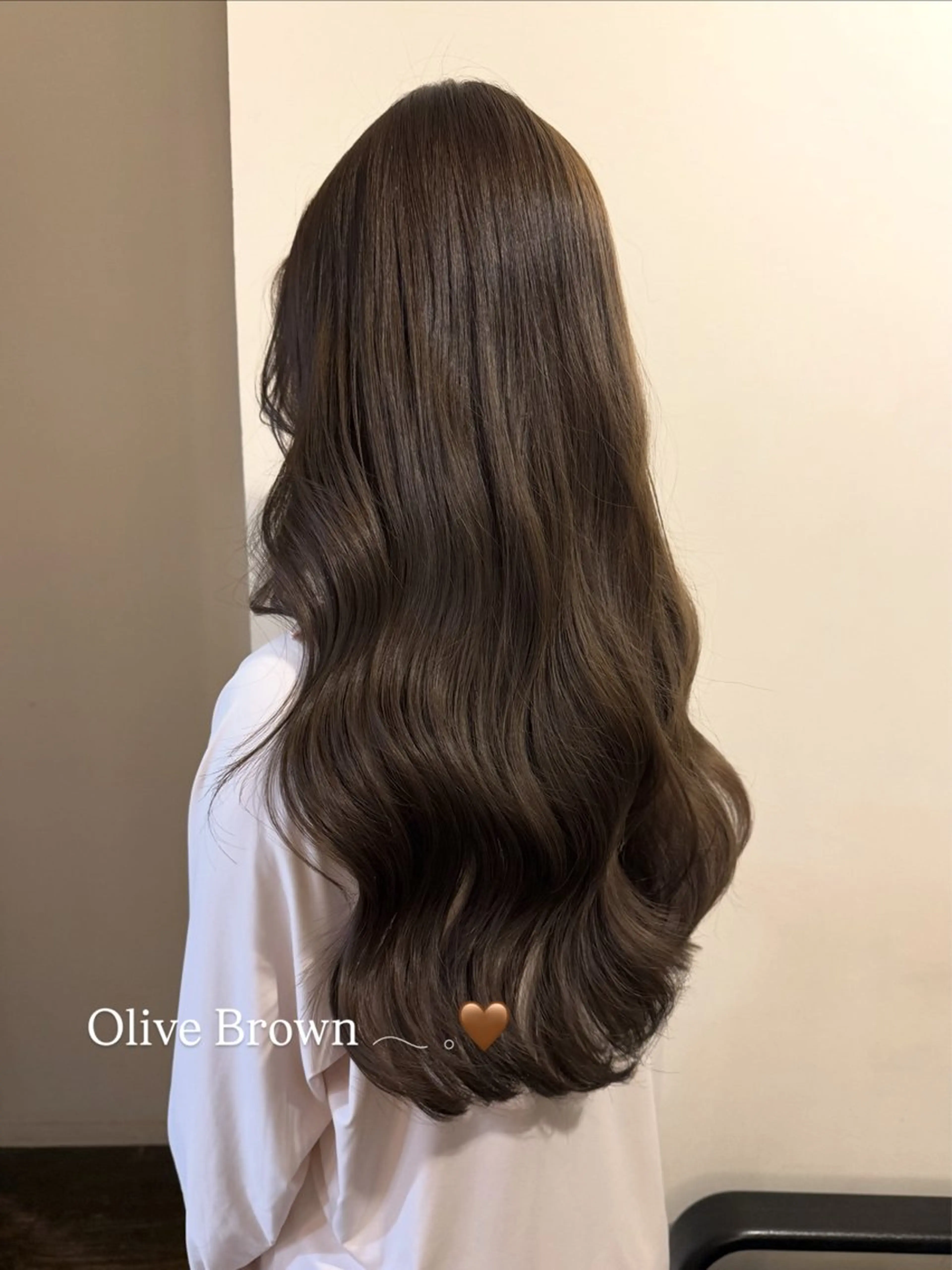 ロング カラー ブリーチ ブラウンカラー 透明感カラー ダブルカラー ブリーチなしカラー ヘアカラー 海音 心斎橋美容室のヘアスタイル