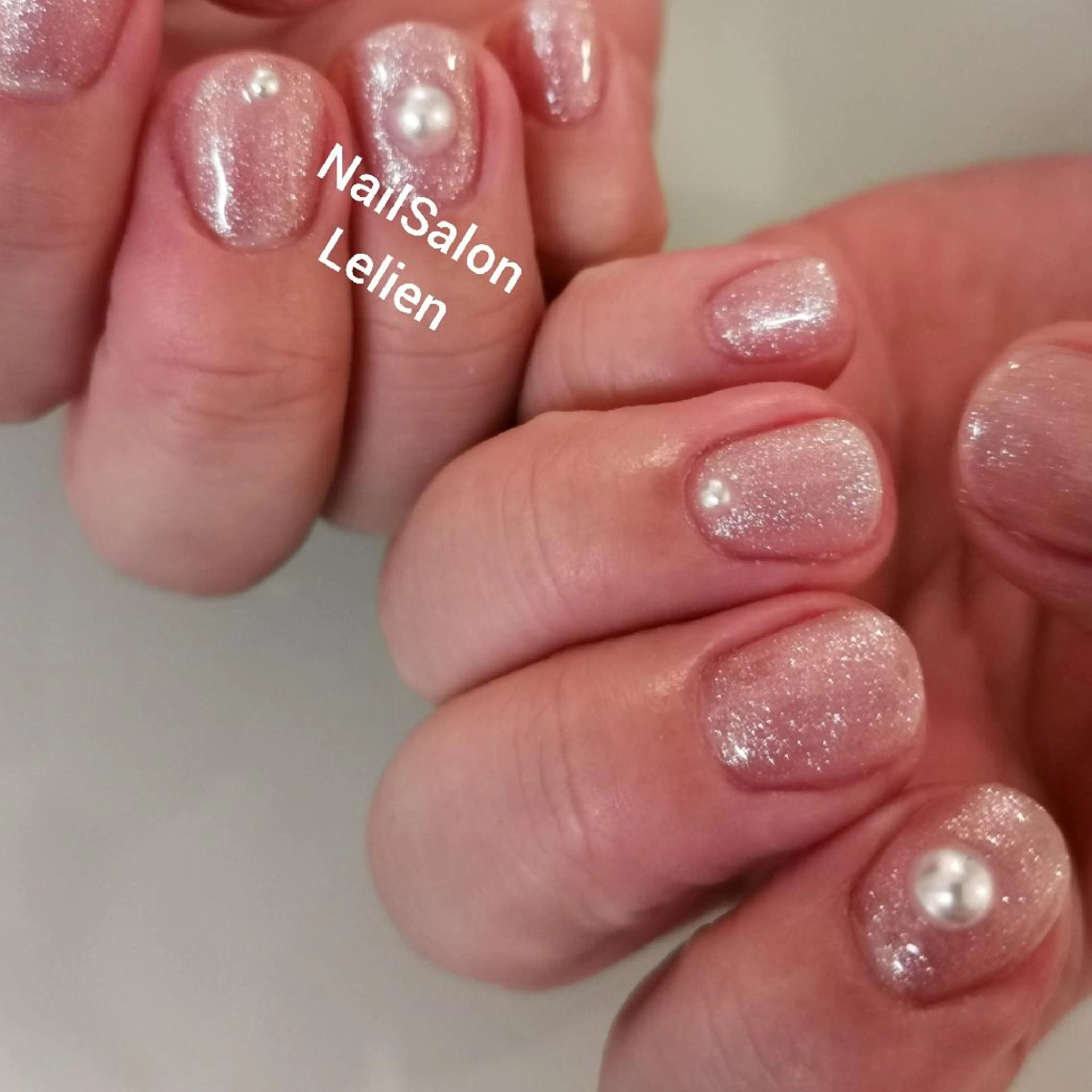 ネイル クリアネイル ラメ(グリッター) 人気エリア💖完全個室【ルリエ】所属・ネイルサロン Lelienルリエのネイルデザイン
